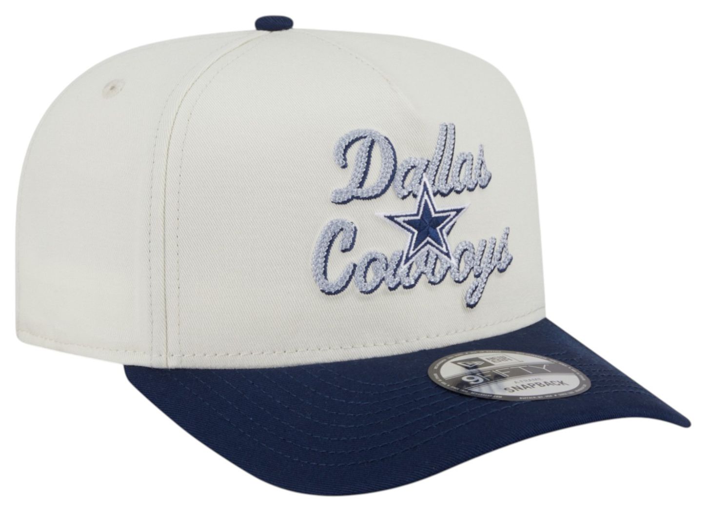 New Era Adult Dallas Cowboys Chain Stitch Navy 9fifty Adjustable Hat