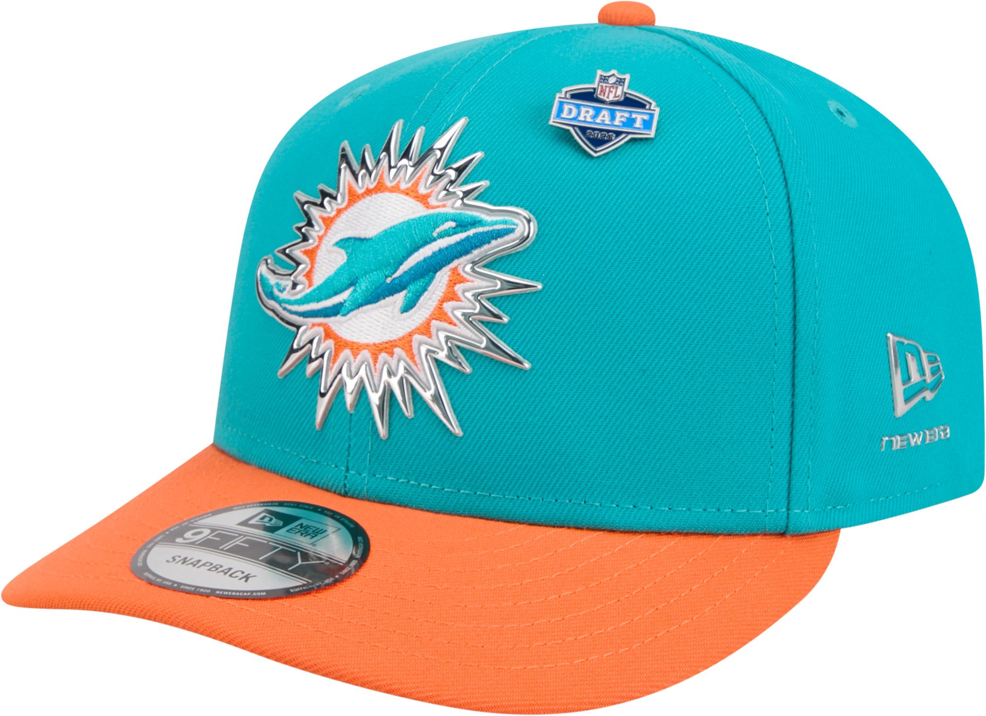 New Era Adult Miami Dolphins NFL Draft 2026 9Fifty Adjustable Hat