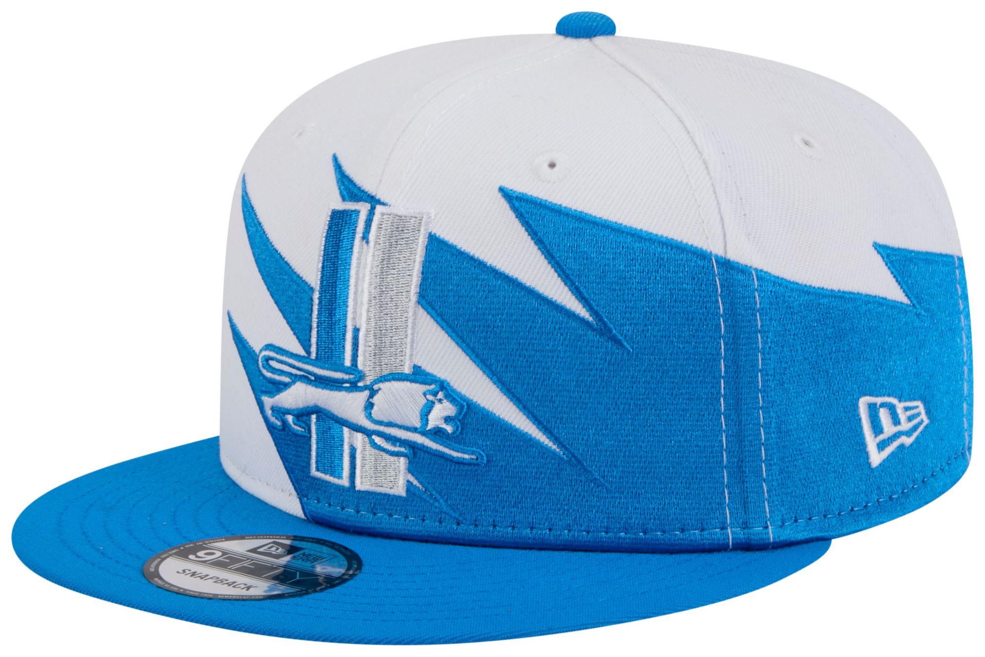 New Era Adult Detroit Lions Blue Zig Zag 9Fifty Adjustable Hat