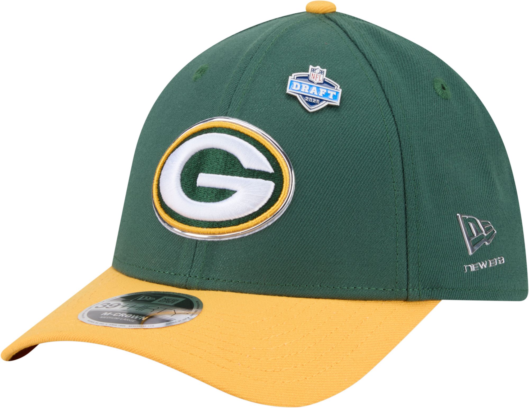 New Era Adult Green Bay Packers NFL Draft 2026 39Thirty Adjustable Hat