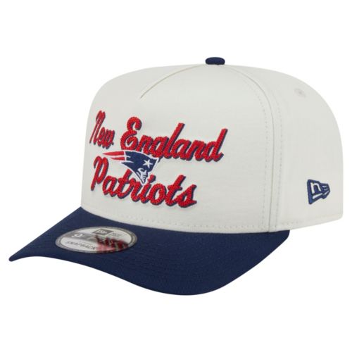 New Era Adult New England Patriots Chrome Arch 9Forty Adjustable