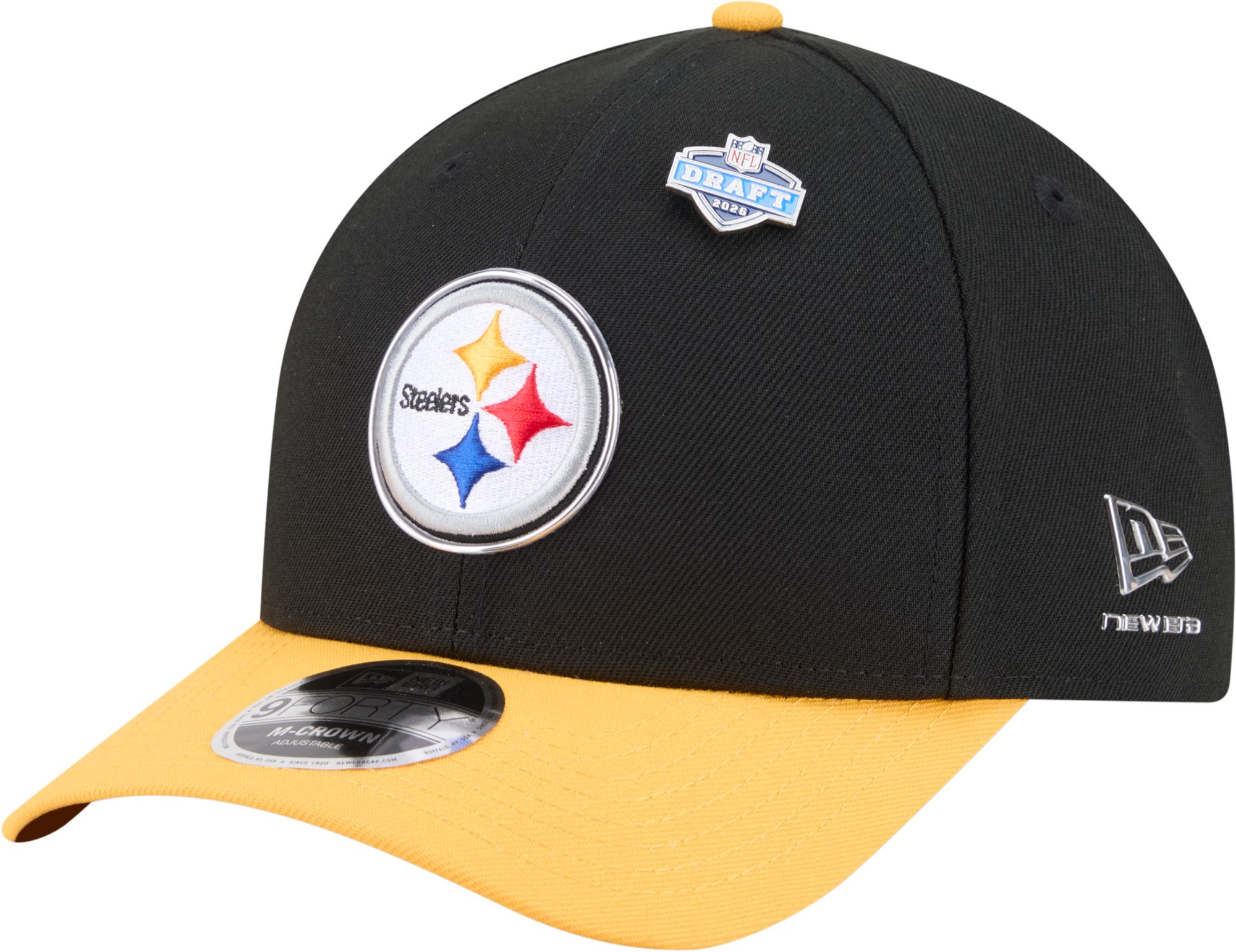 New Era Adult Pittsburgh Steelers NFL Draft 2026 9Forty Adjustable Hat