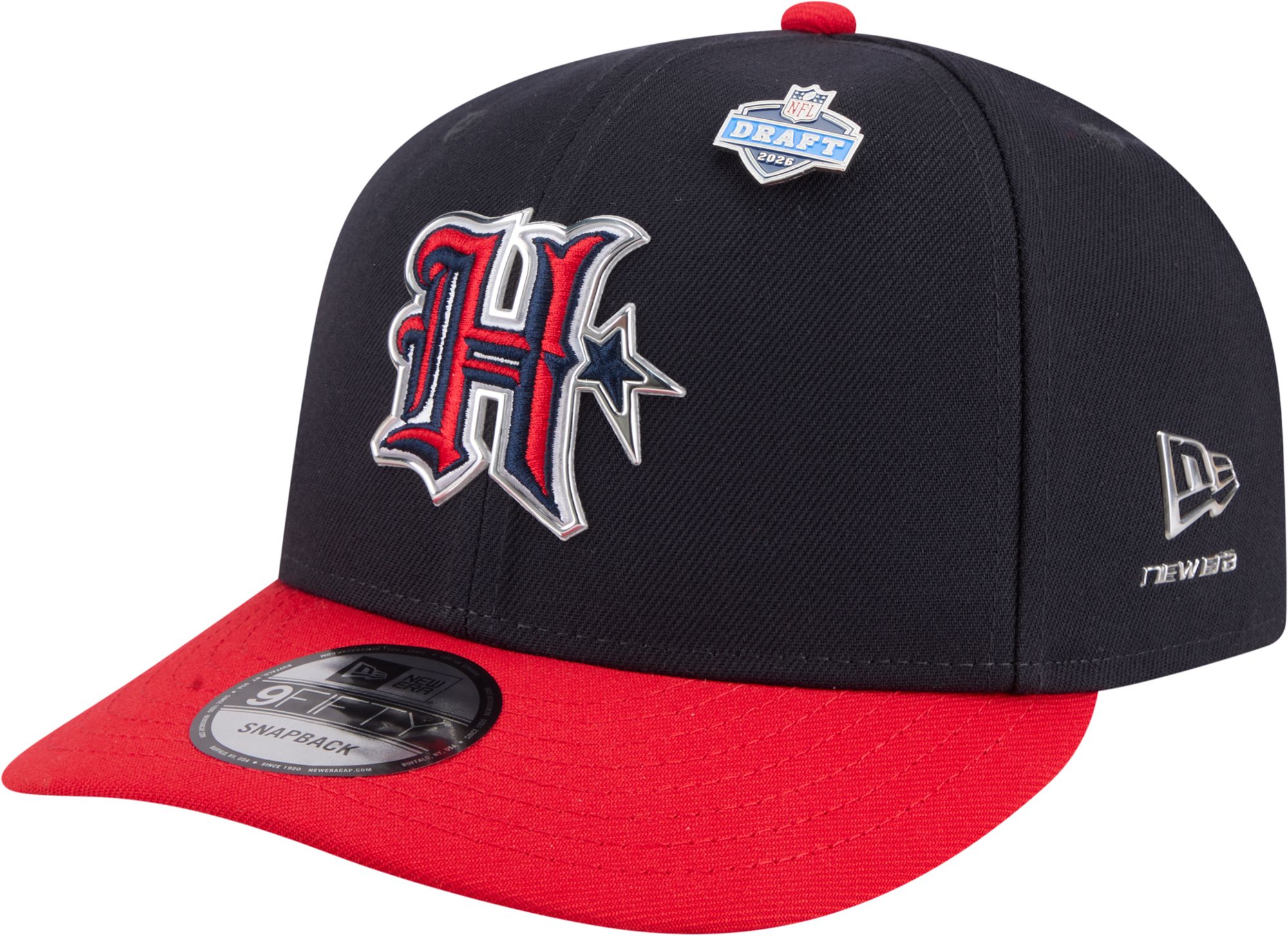 New Era Adult Houston Texans NFL Draft 2026 9Fifty Adjustable Hat