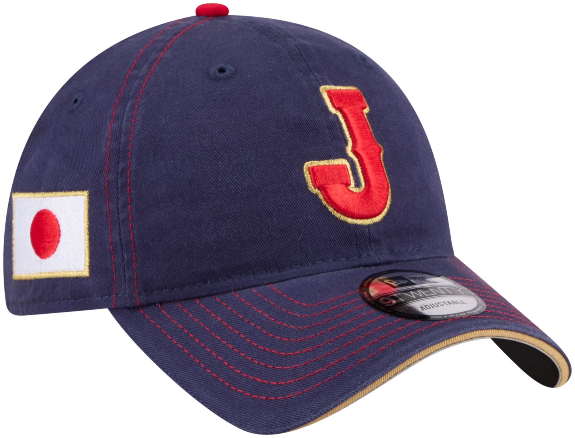 New Era Adult World Baseball Classic 2026 Japan Logo 9Twenty Adjustable Hat