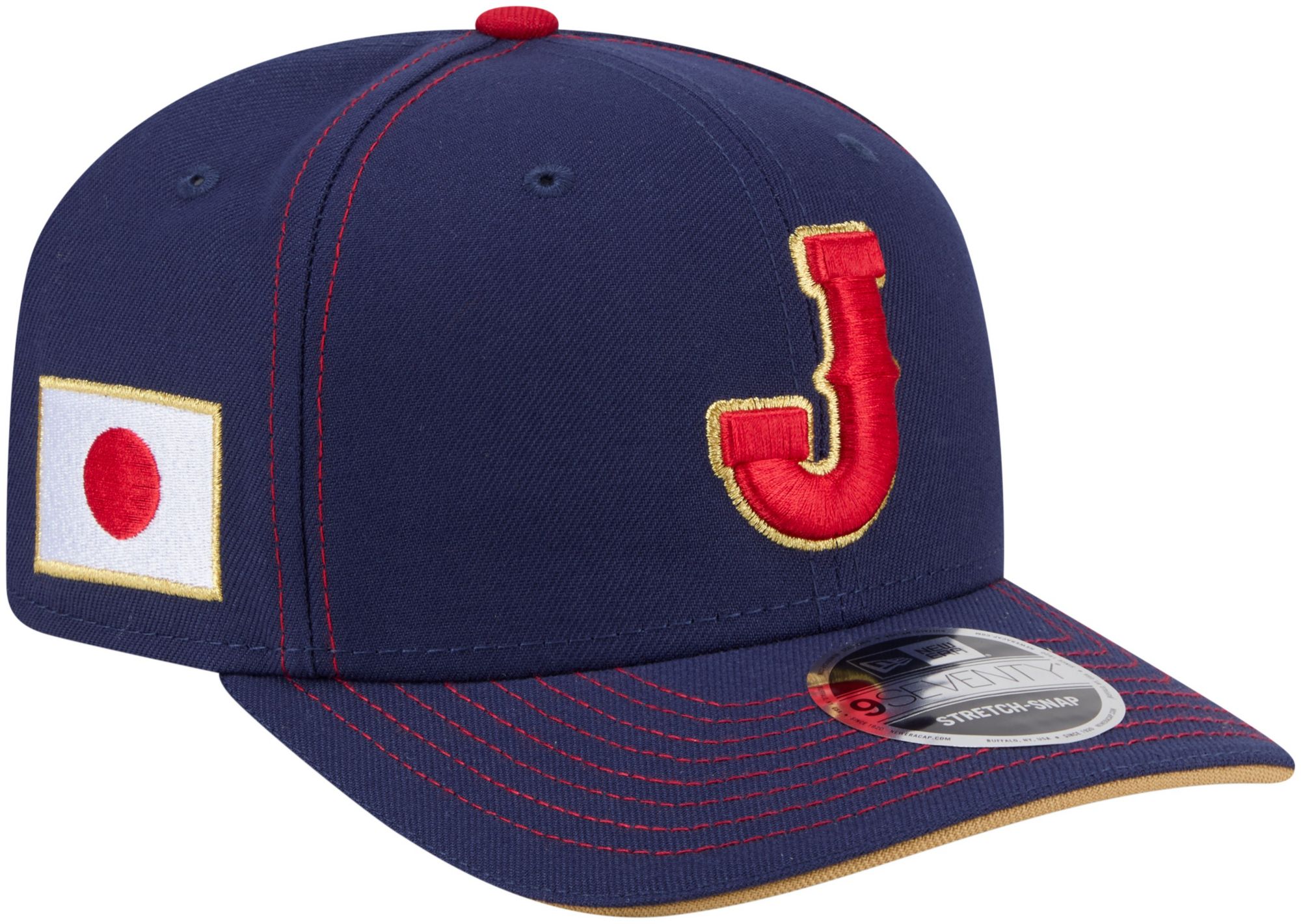 New Era Adult World Baseball Classic 2026 Japan Logo 9Seventy Adjustable Hat