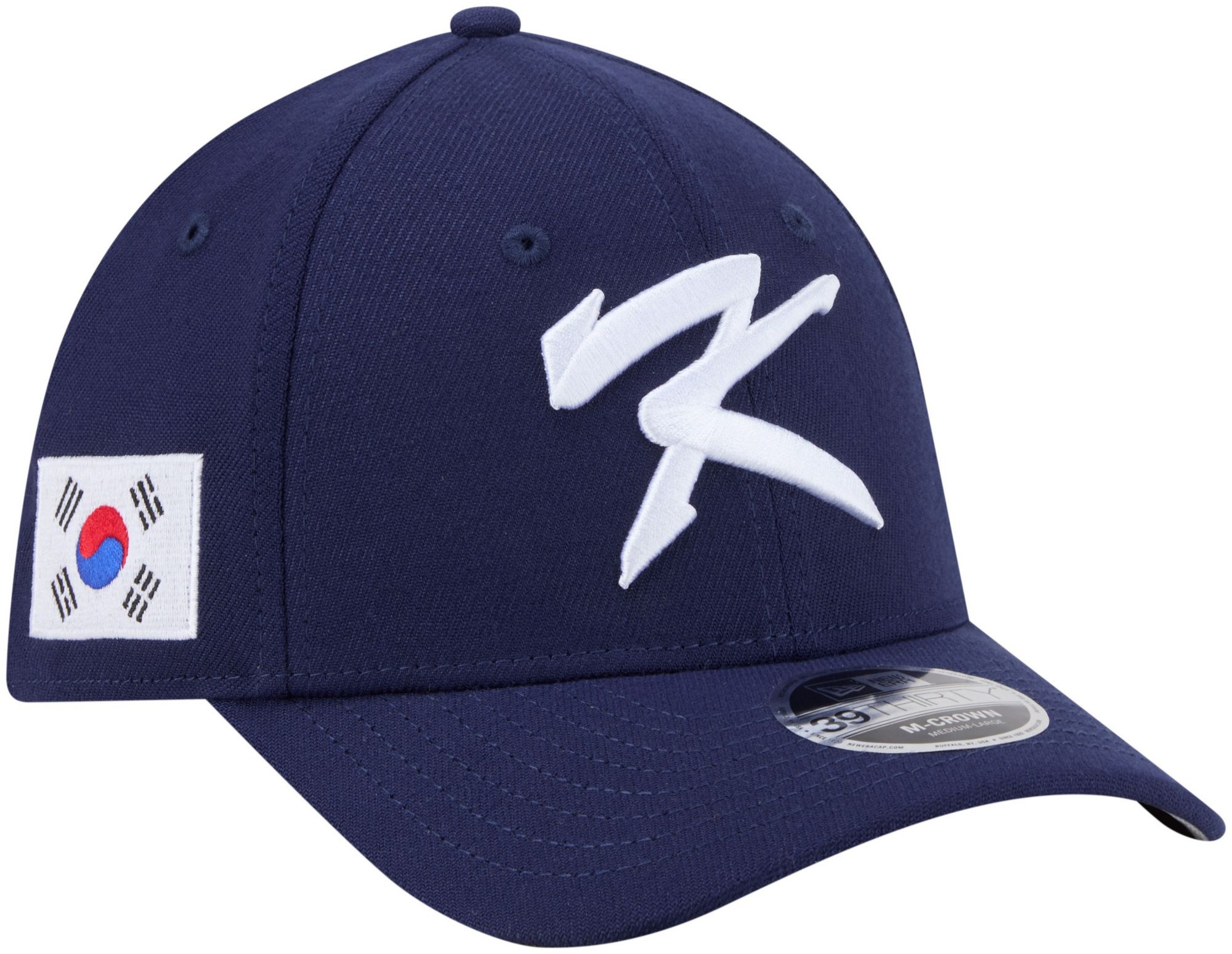 New Era Adult World Baseball Classic 2026 South Korea Logo 39Thirty Fitted Hat