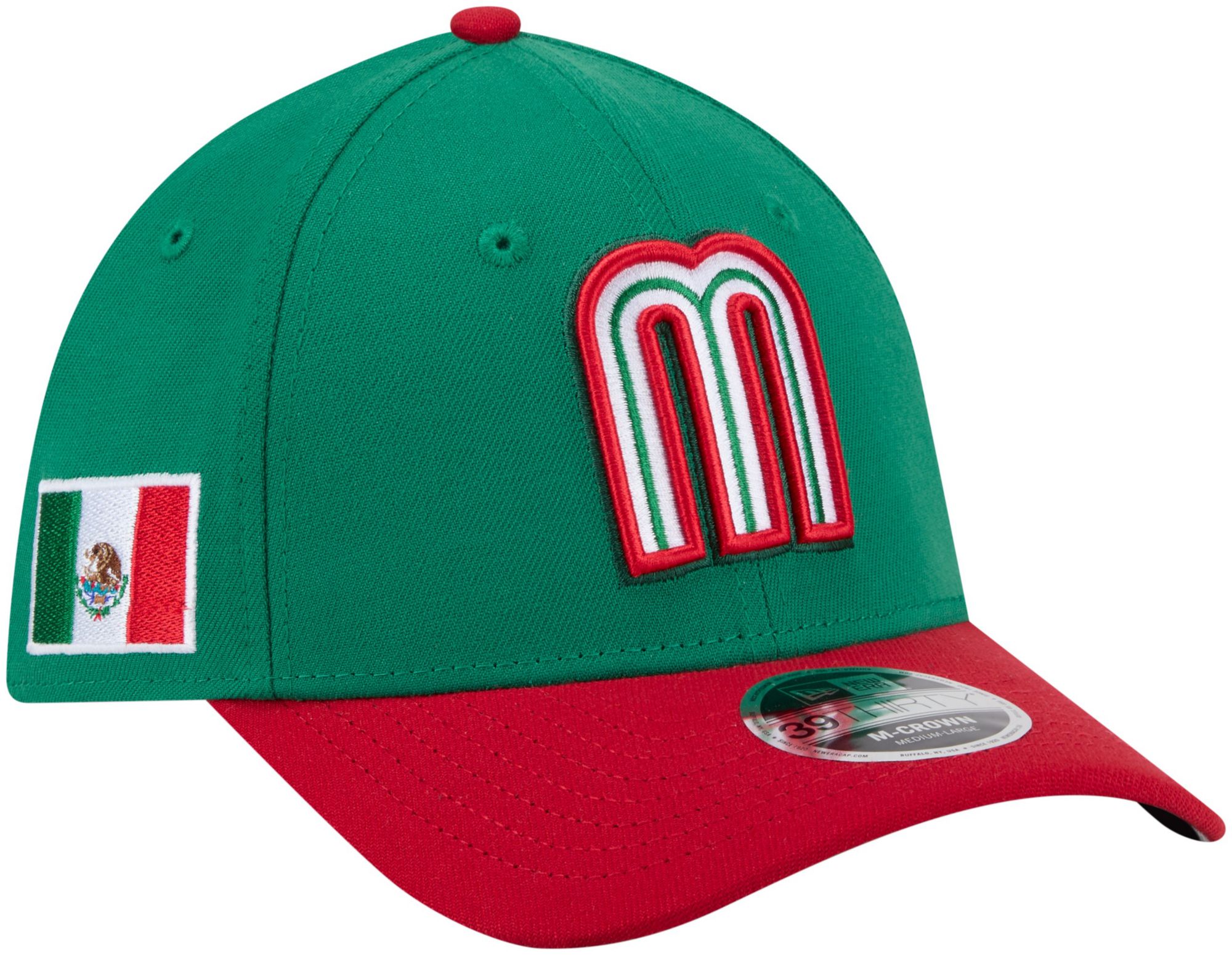 New Era Adult World Baseball Classic 2026 Mexico Logo 39Thirty Fitted Hat