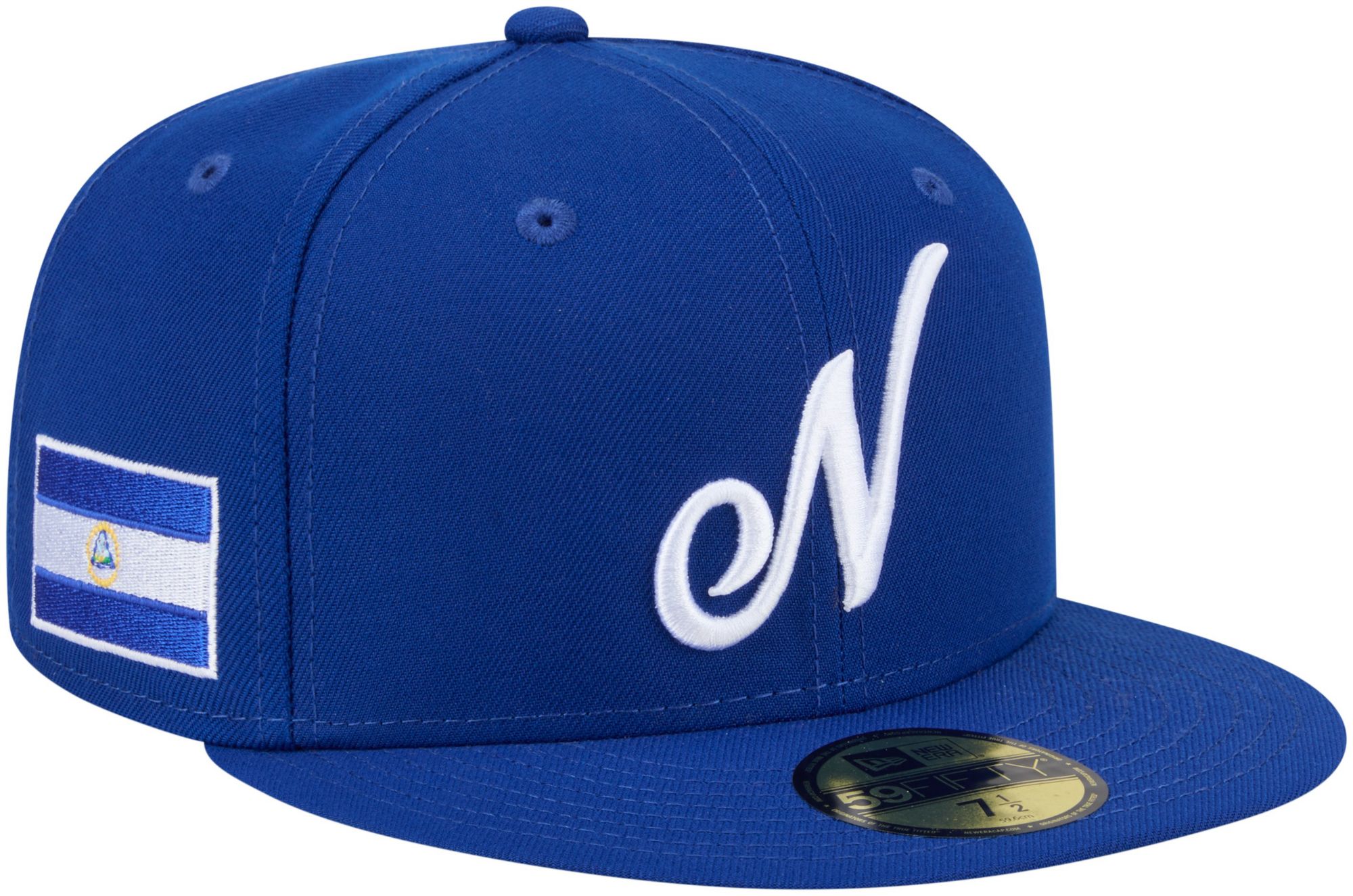 New Era Adult World Baseball Classic 2026 Nicaragua Logo 59Fifty Fitted Hat