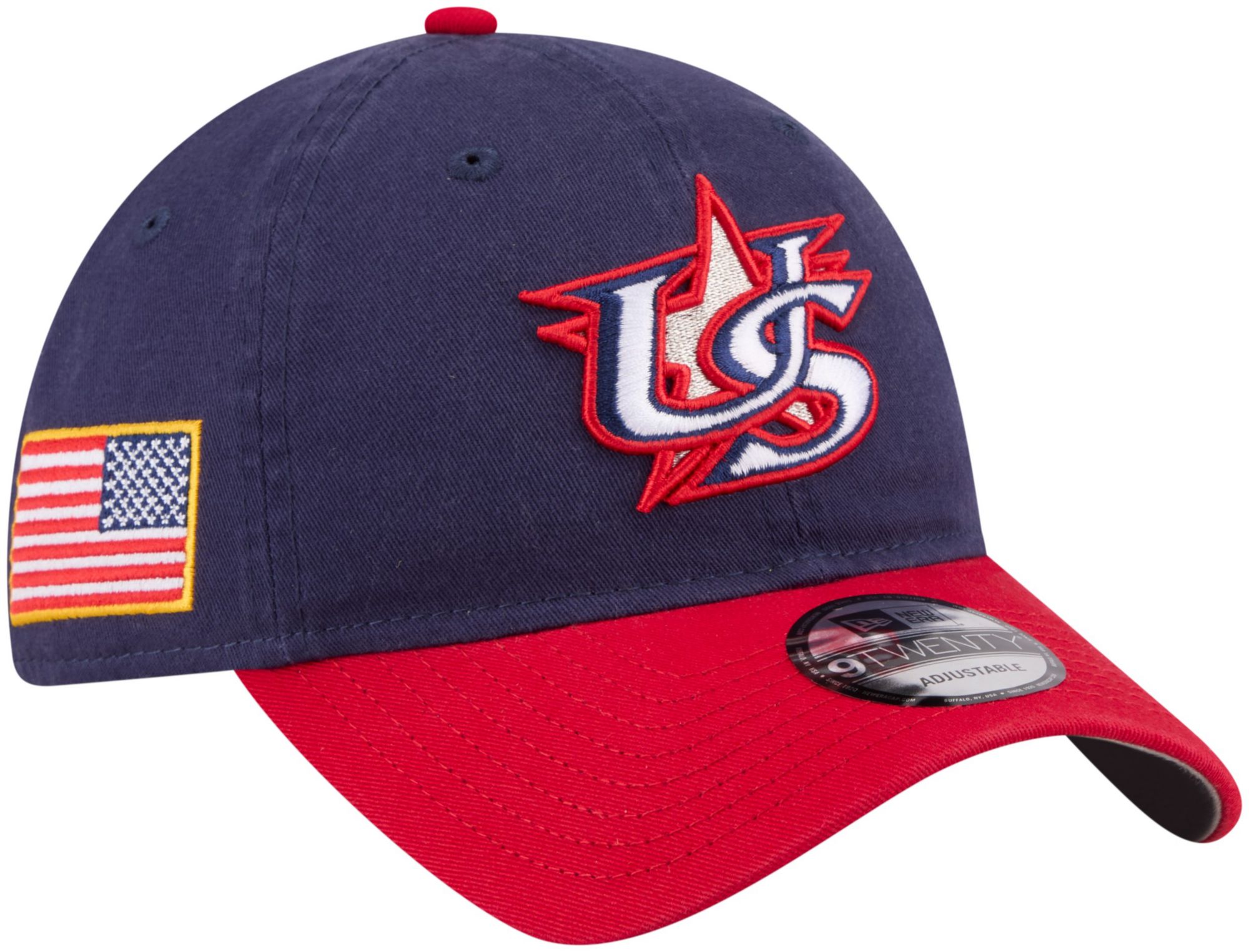 New Era Adult World Baseball Classic 2026 USA Logo 9Twenty Adjustable Hat