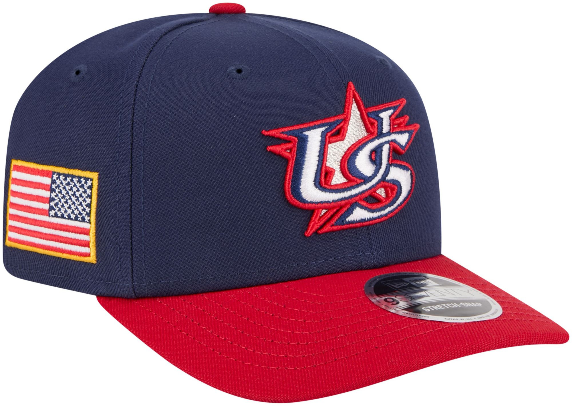 New Era Adult World Baseball Classic 2026 USA Logo 9Seventy Adjustable Hat