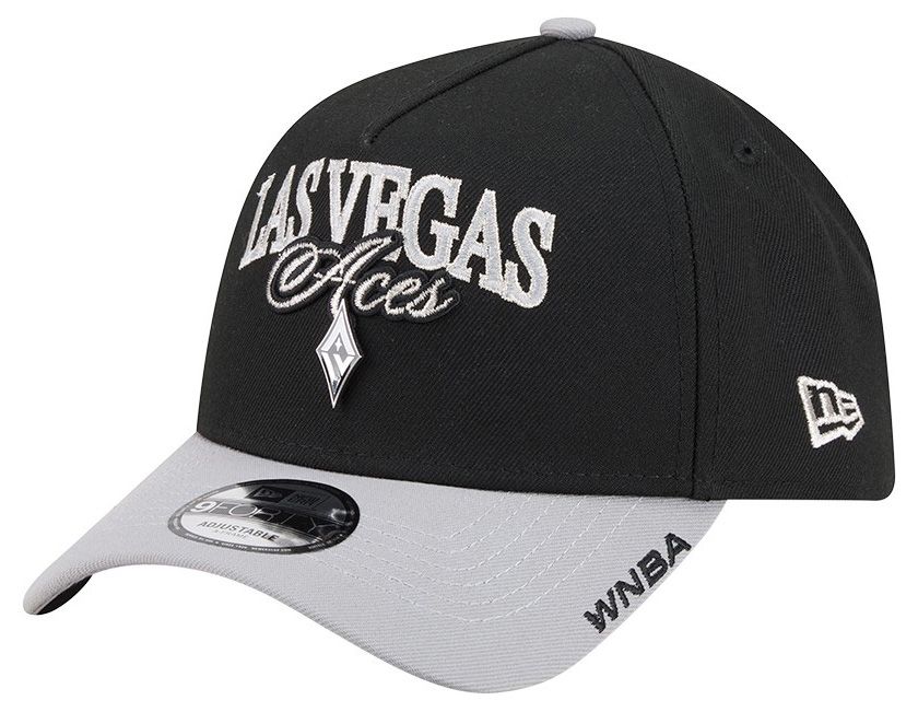 New Era Adult Las Vegas Aces Black Tip-Off 9Forty Adjustable Hat