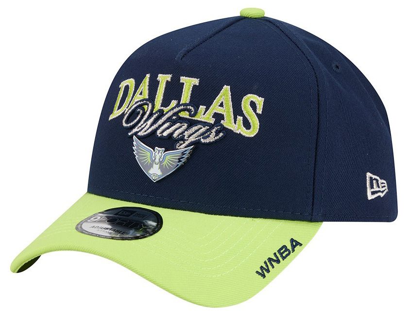 New Era Adult Dallas Wings Navy Tip-Off 9Forty Adjustable Hat