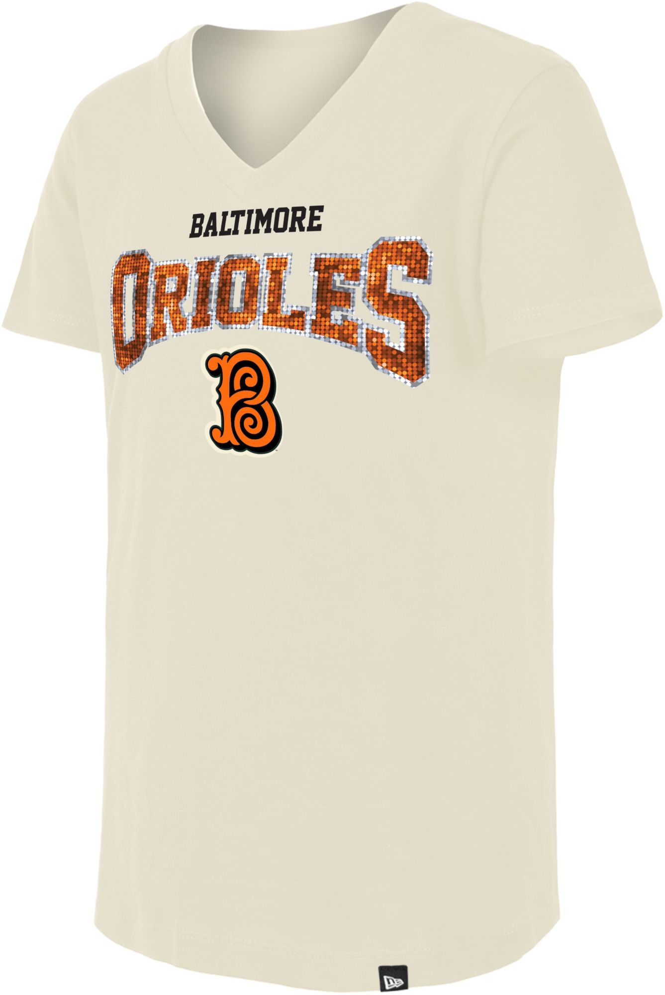 New Era Girls' Baltimore Orioles White 2026 City Connect T-Shirt
