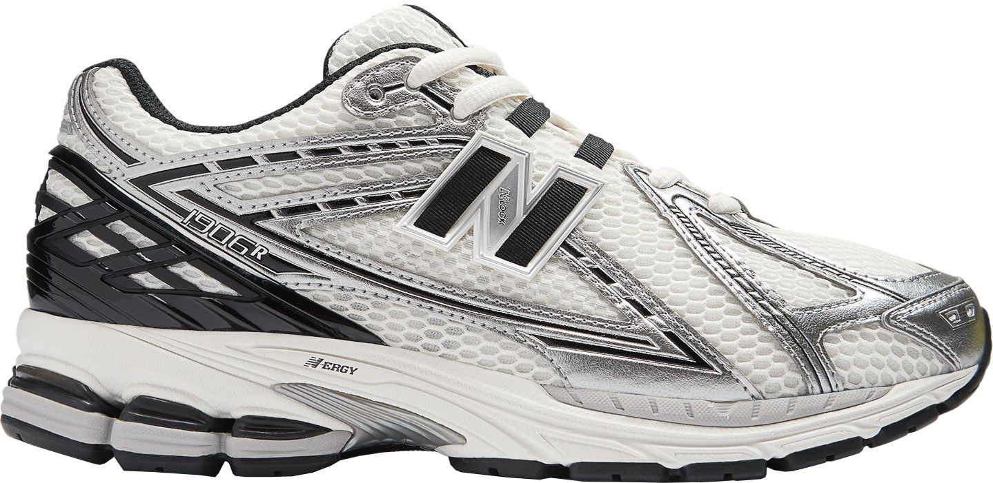 Silver Metallic/White