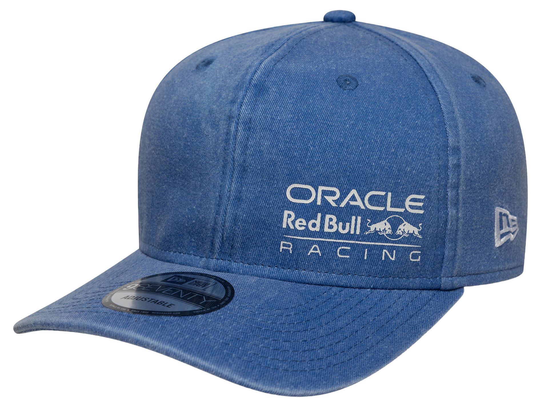 New Era Men's Red Bull Racing Blue Washed 9Seventy Adjustable Hat