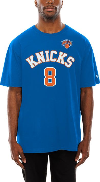 New Era Men's New York Knicks OG Anunoby #8 Blue T-Shirt