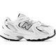 White/Silver Metallic