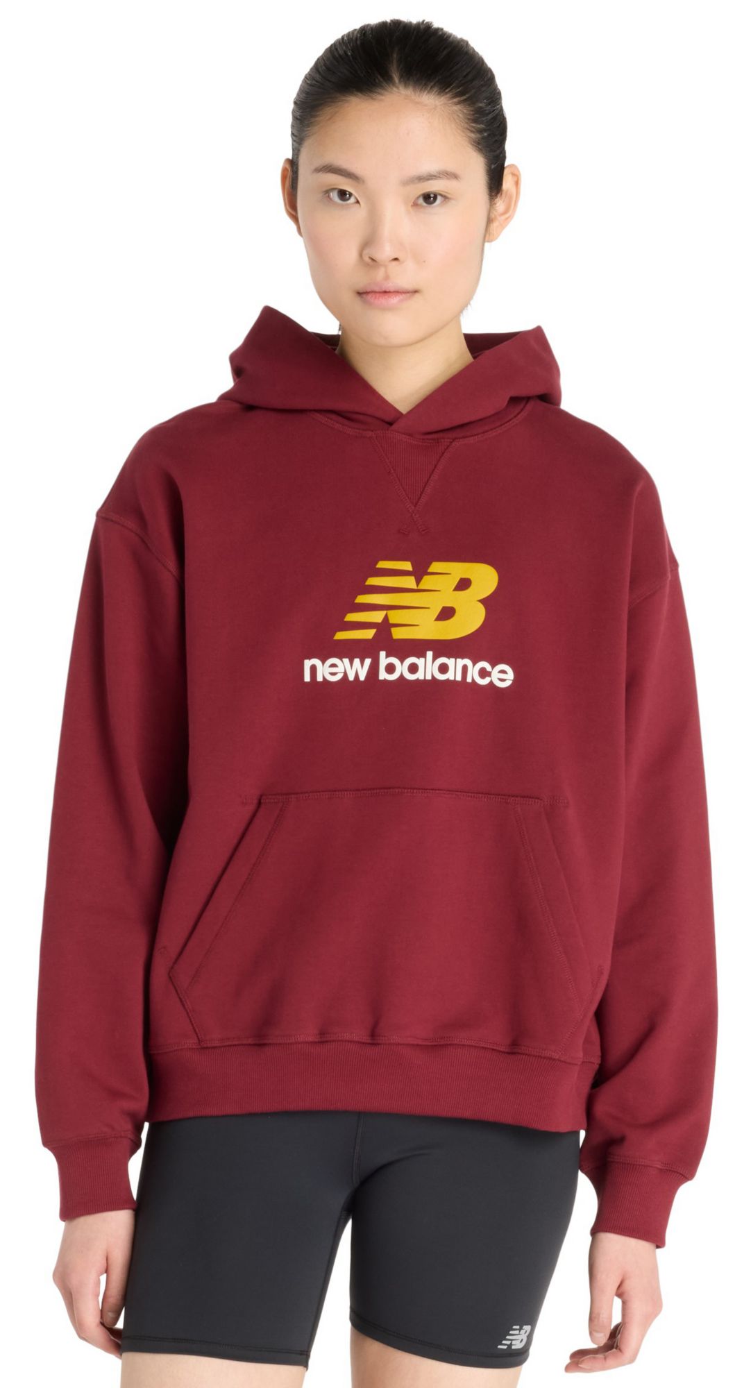 New Balance Women's Athletics French Terry Logo Hoodie