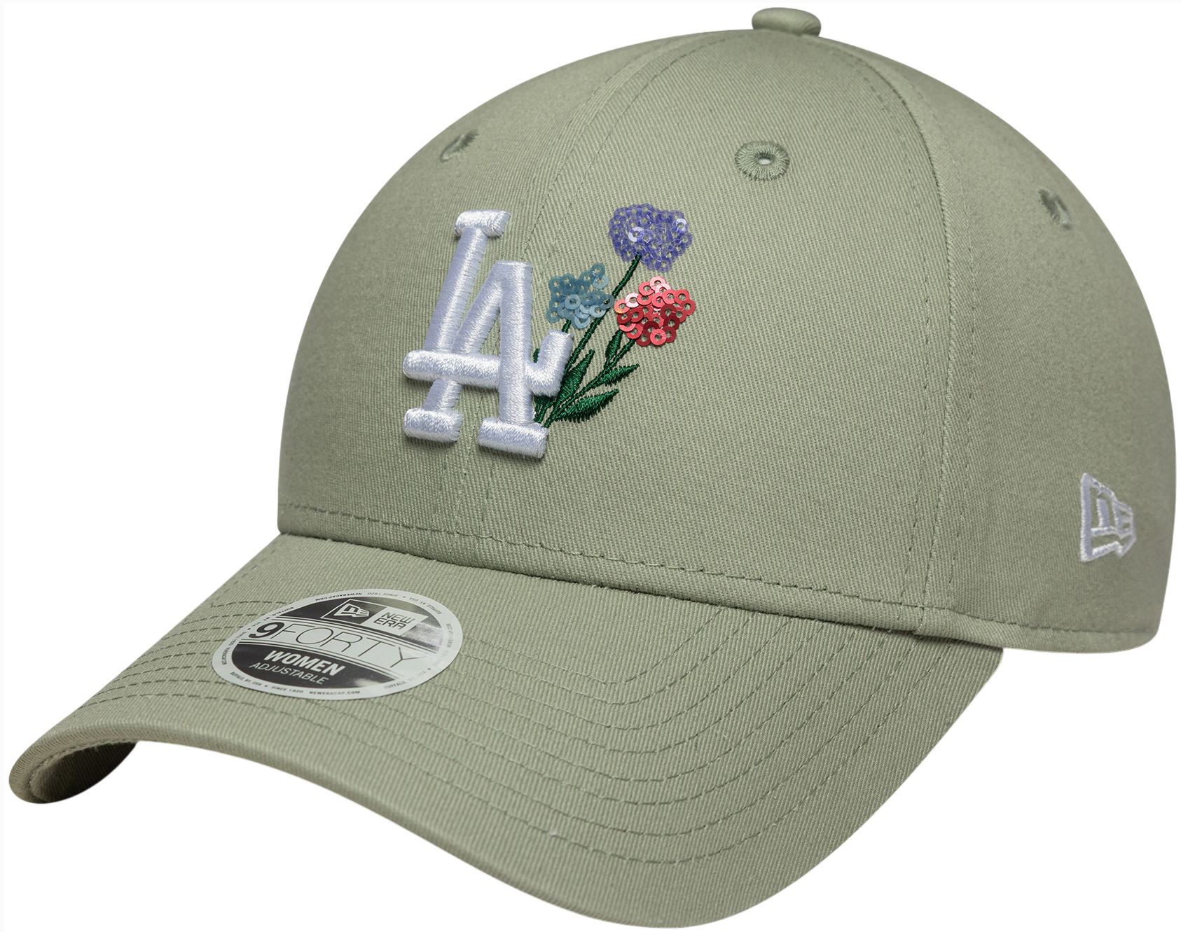 New Era Women's Los Angeles Dodgers Green 9Forty Floral Icon Hat