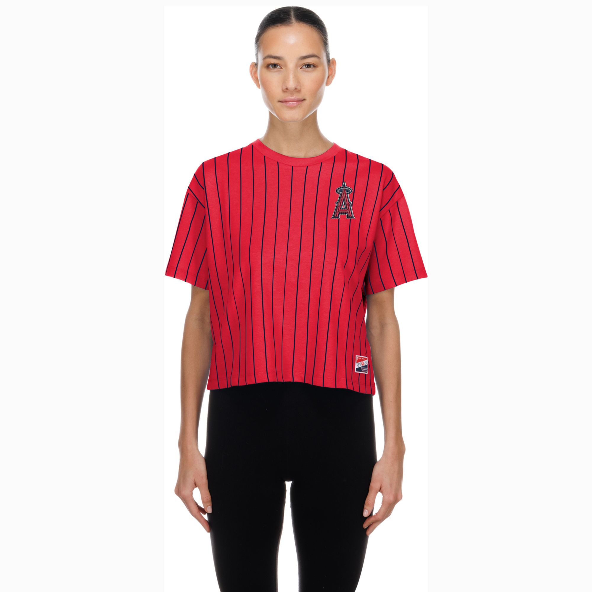 New Era Women's Los Angeles Angels Red Throwback T-Shirt