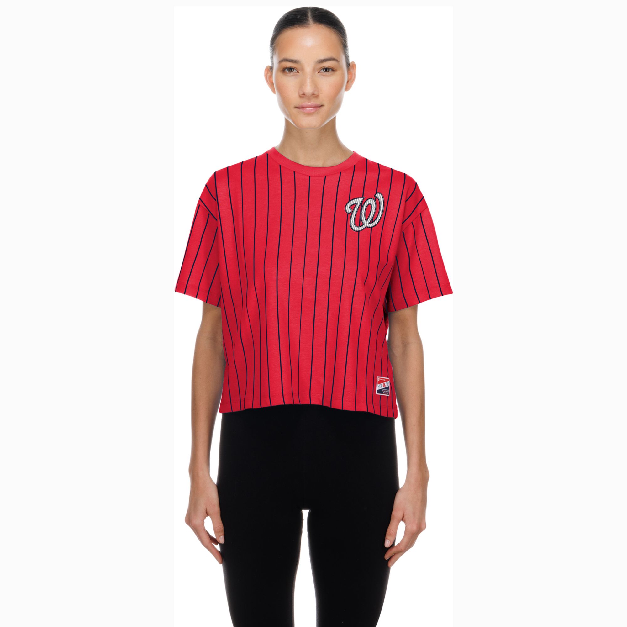 New Era Women's Washington Nationals Red Throwback T-Shirt