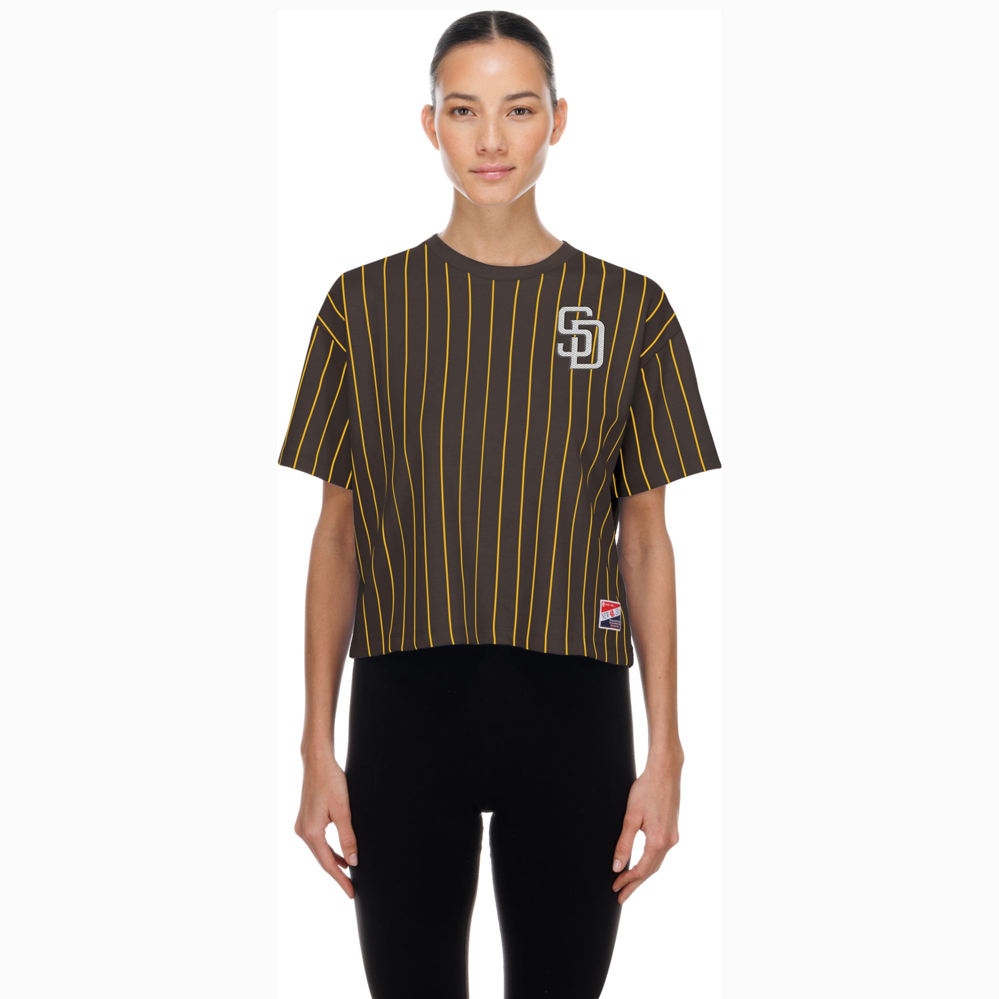 New Era Women's San Diego Padres Brown Throwback T-Shirt
