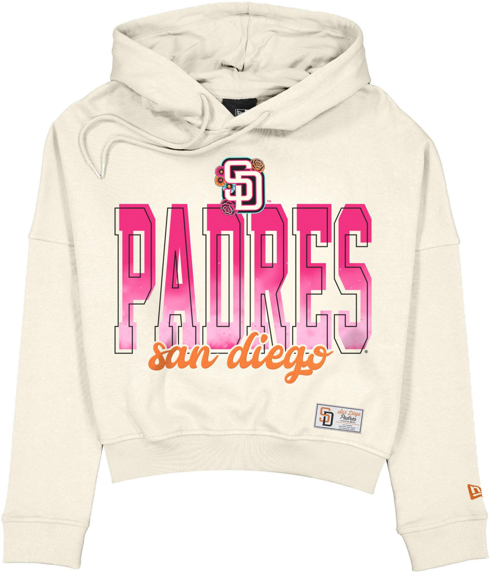 New Era Women's San Diego Padres White Throwback 2026 City Connect Hoodie