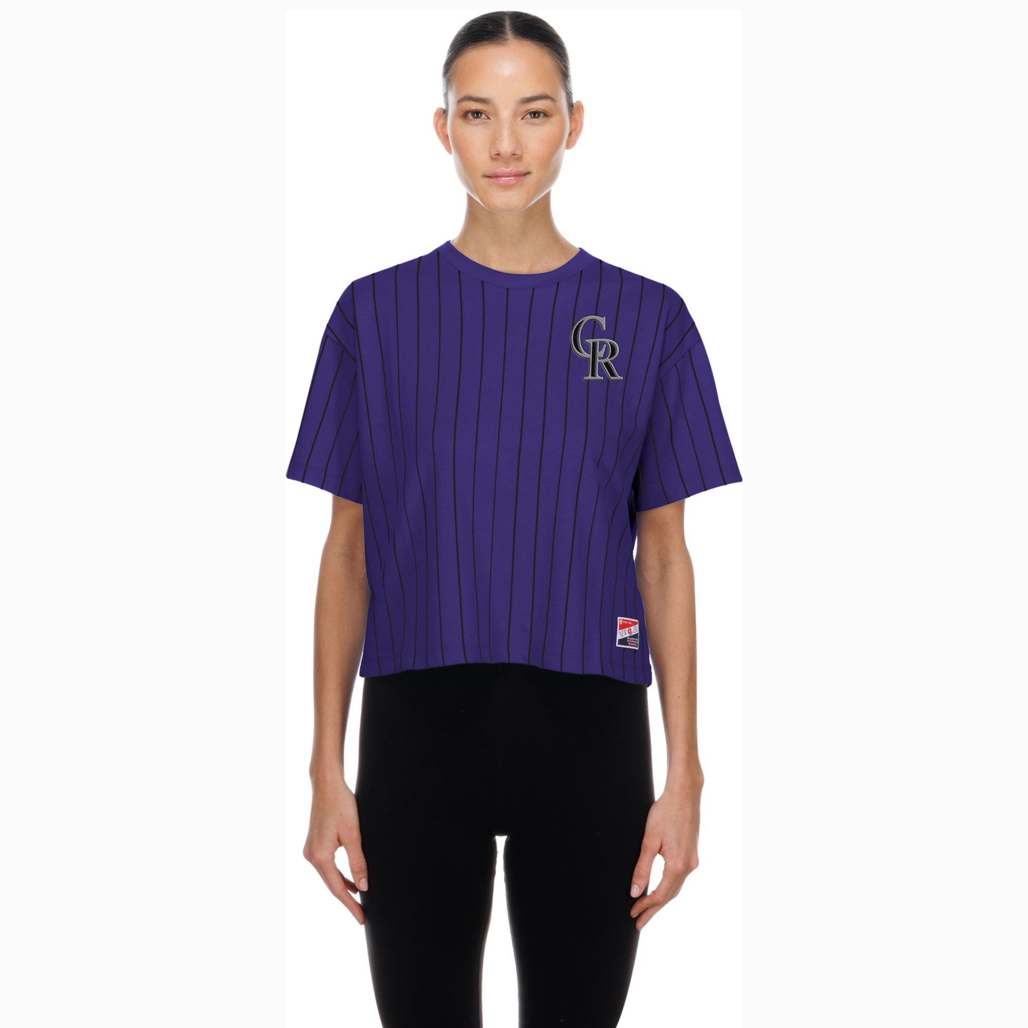 New Era Women's Colorado Rockies Purple Throwback T-Shirt