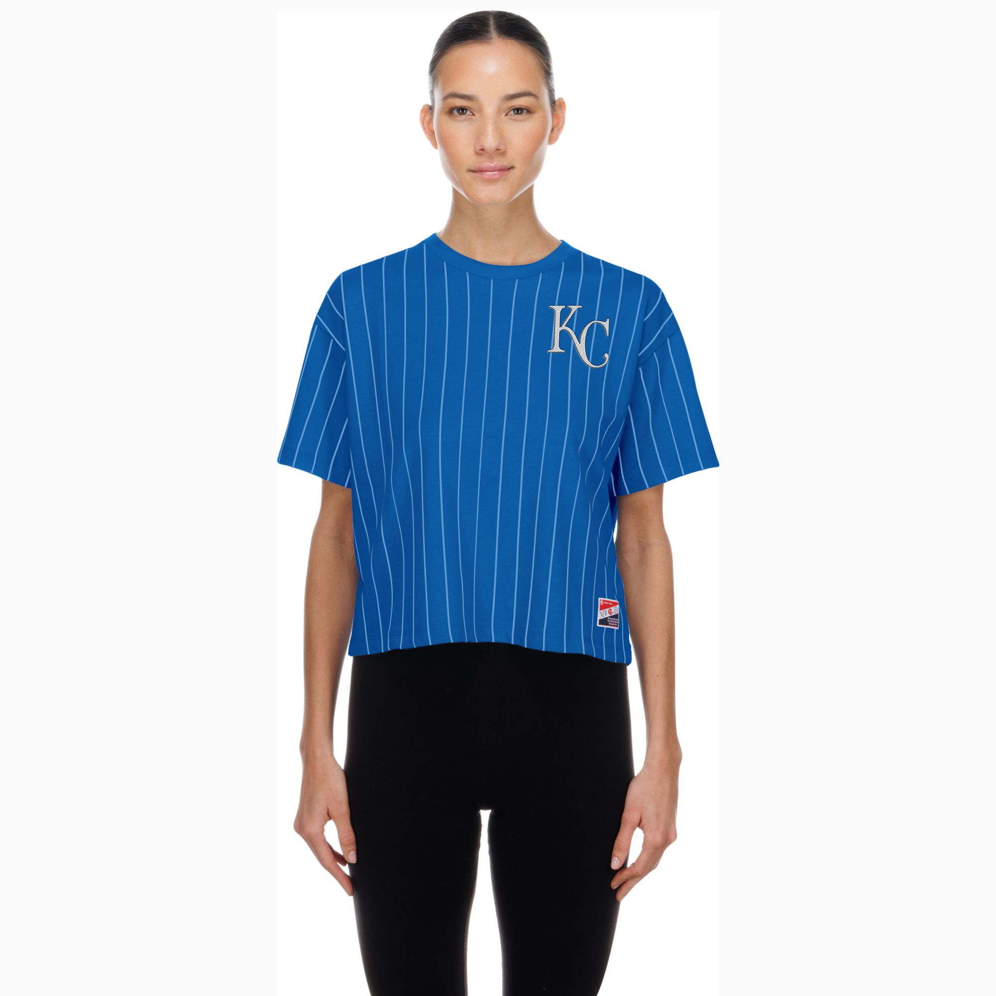 New Era Women's Kansas City Royals Blue Throwback T-Shirt
