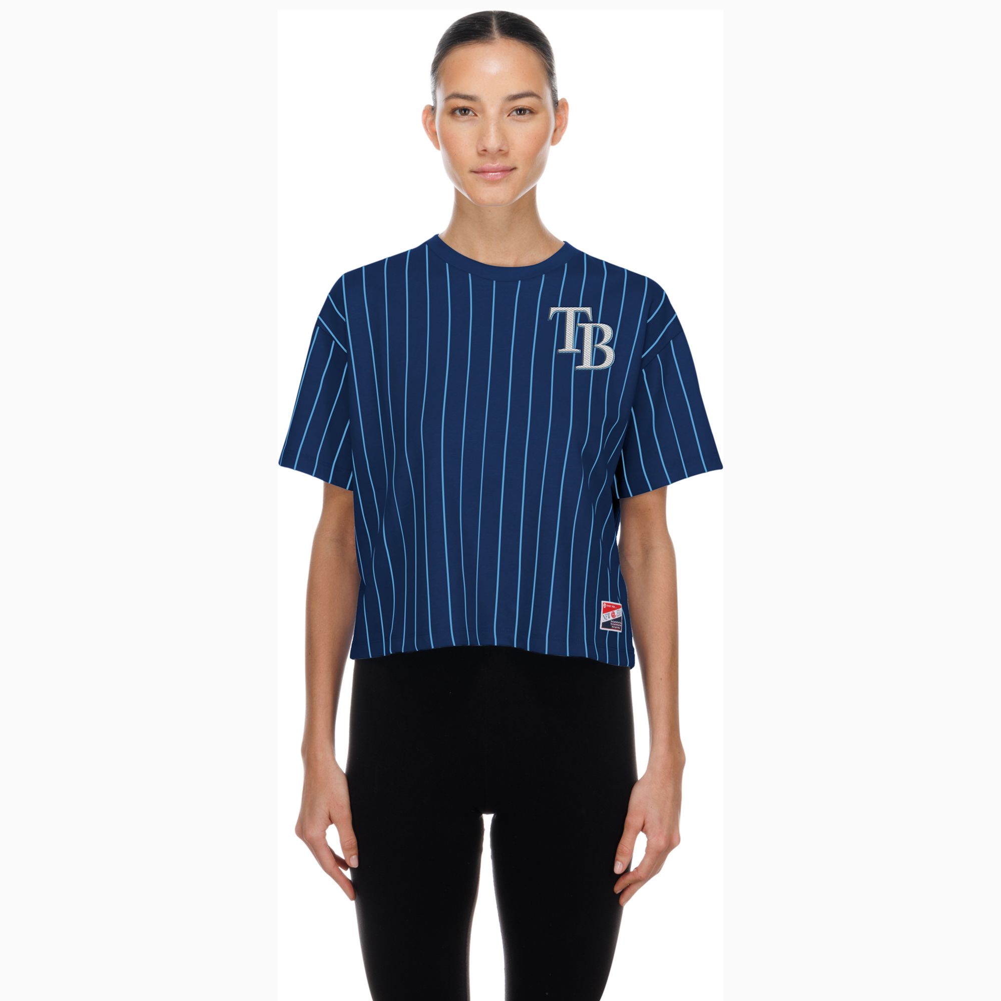 New Era Women's Tampa Bay Rays Navy Throwback T-Shirt