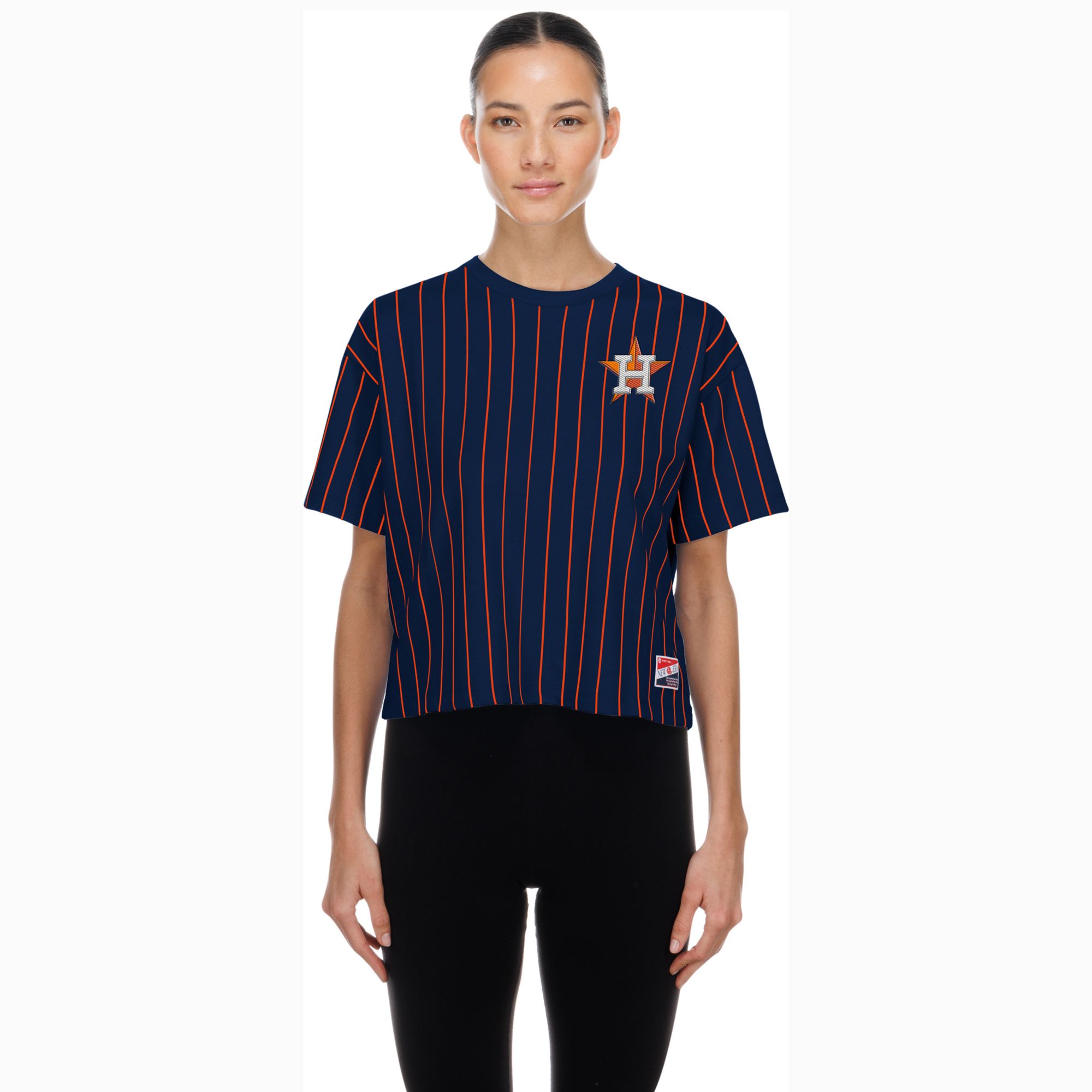 New Era Women's Houston Astros Navy Throwback T-Shirt