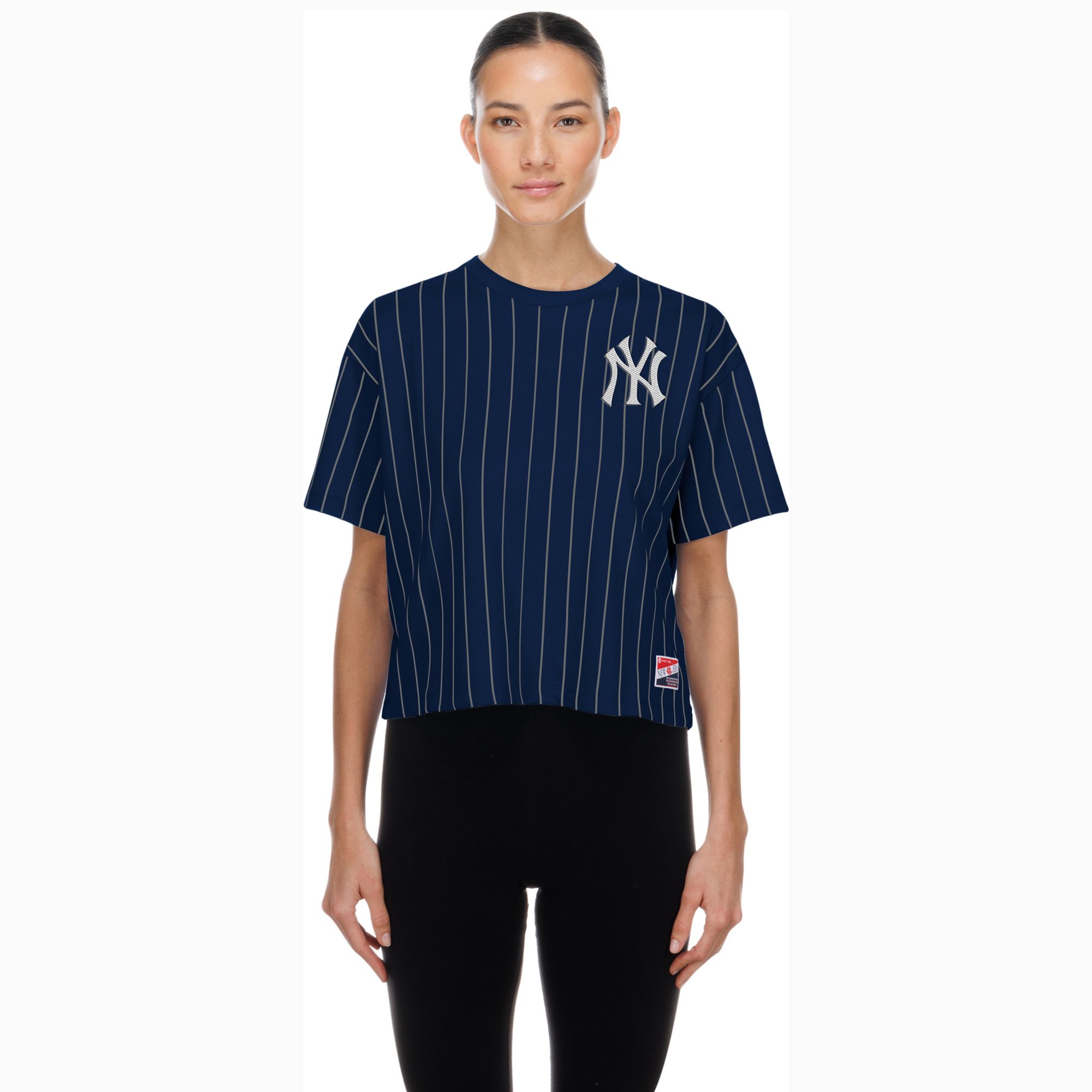 New Era Women's New York Yankees Navy Throwback T-Shirt