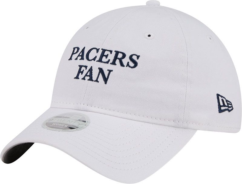New Era Women's Indiana Pacers White Team Fan 9Twenty Adjustable Hat