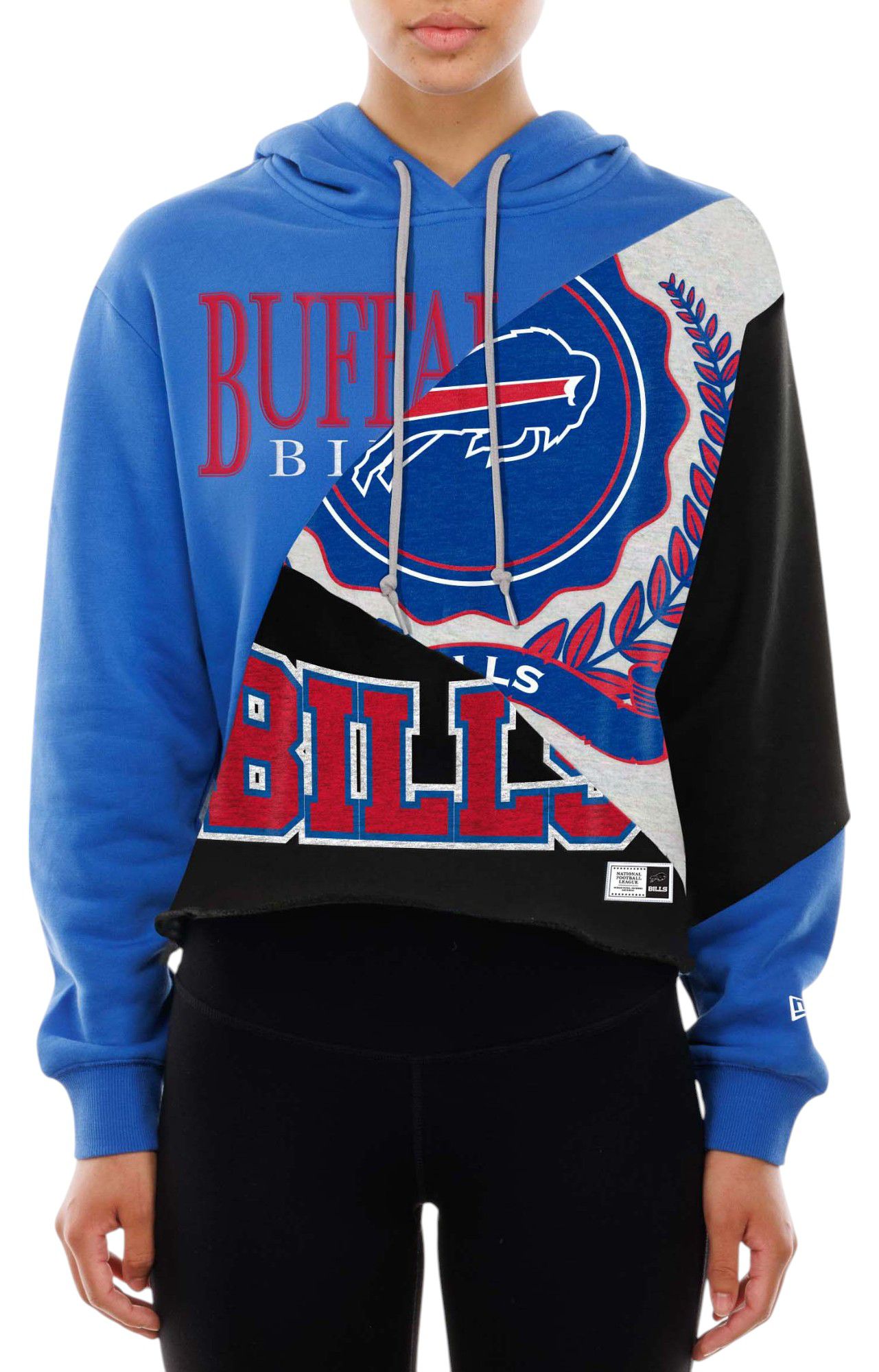 New Era Women's Buffalo Bills Injections Split Pullover Hoodie