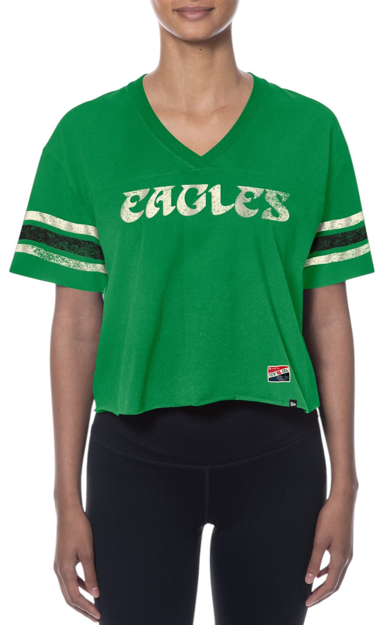 New Era Women's Philadelphia Eagles Green Sporty T-Shirt
