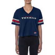 47 Women's Houston Texans Red Tailsweep Frankie T-Shirt