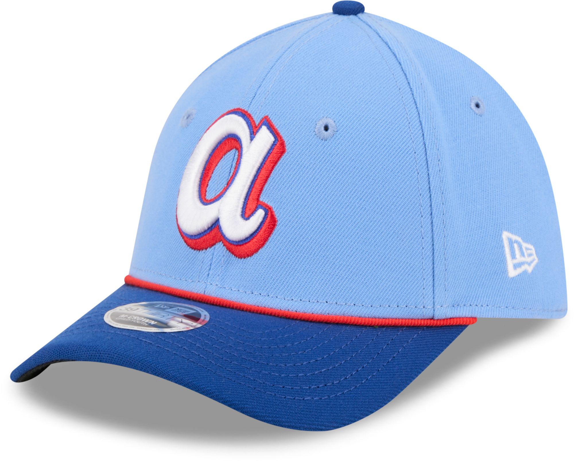 New Era Youth Atlanta Braves Blue 2026 City Connect 39Thirty M-Crown Stretch Fit Hat