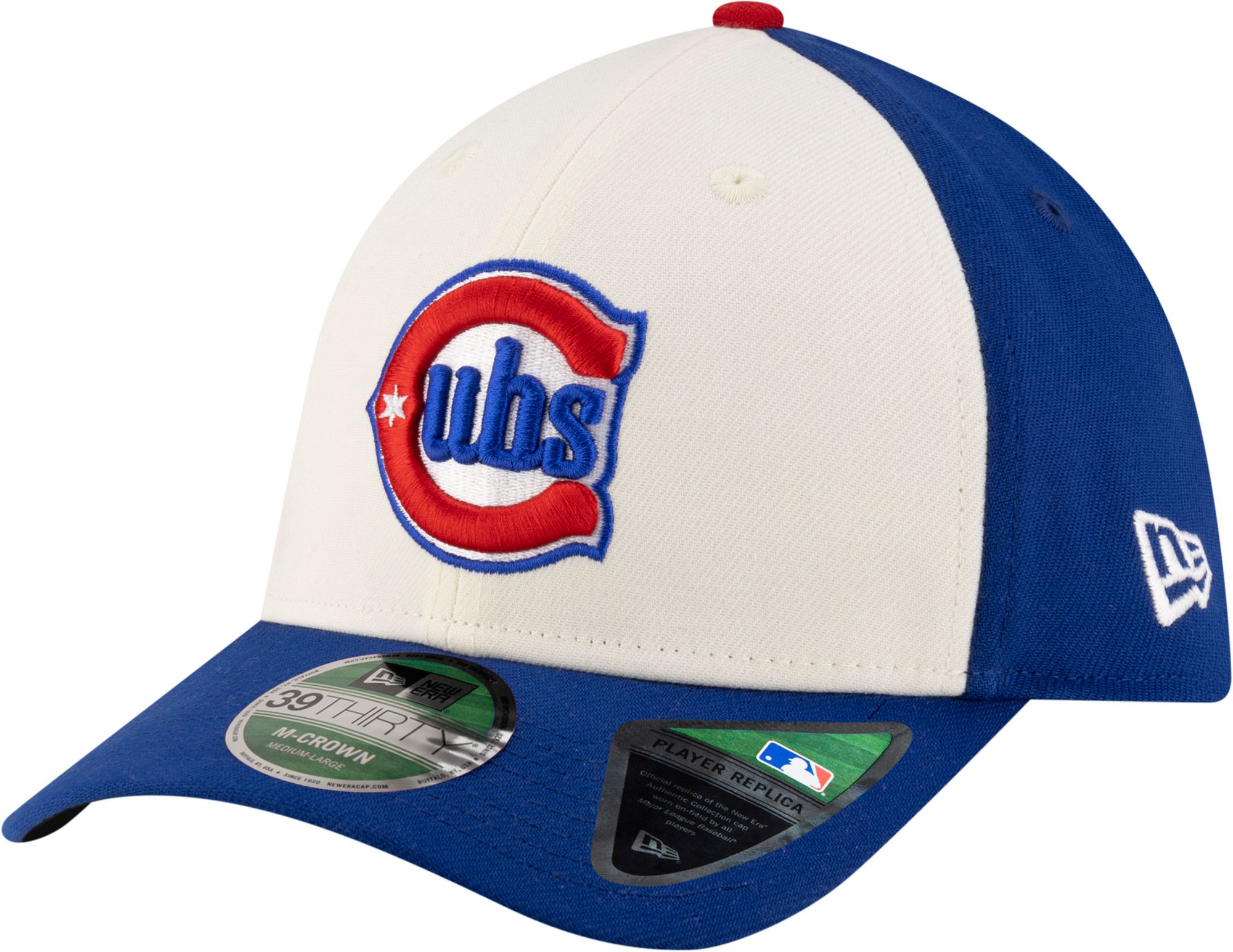 New Era Youth Chicago Cubs Blue Alternate 39Thirty Replica Player Hat