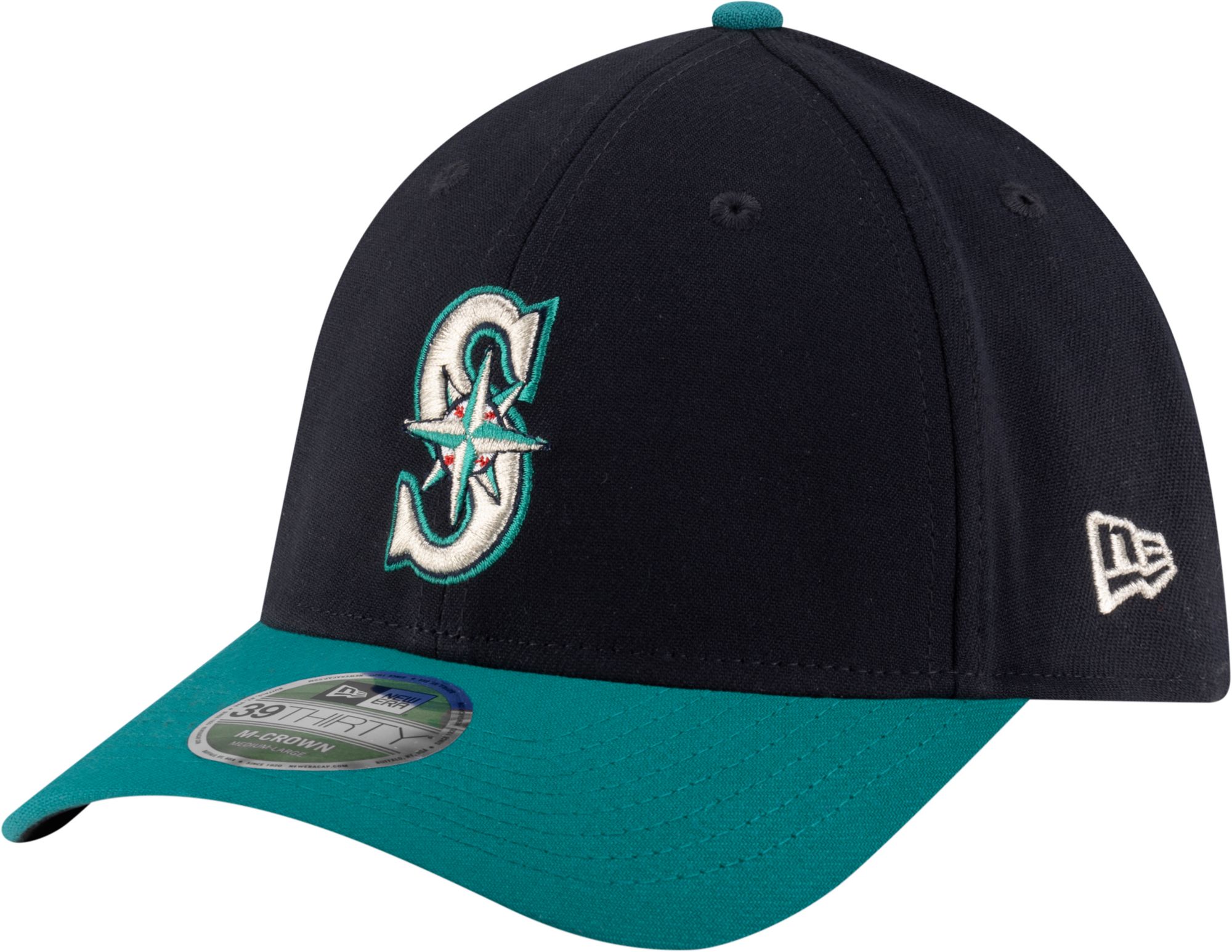 New Era Youth Seattle Mariners Navy Alternate 39Thirty Replica Player Hat