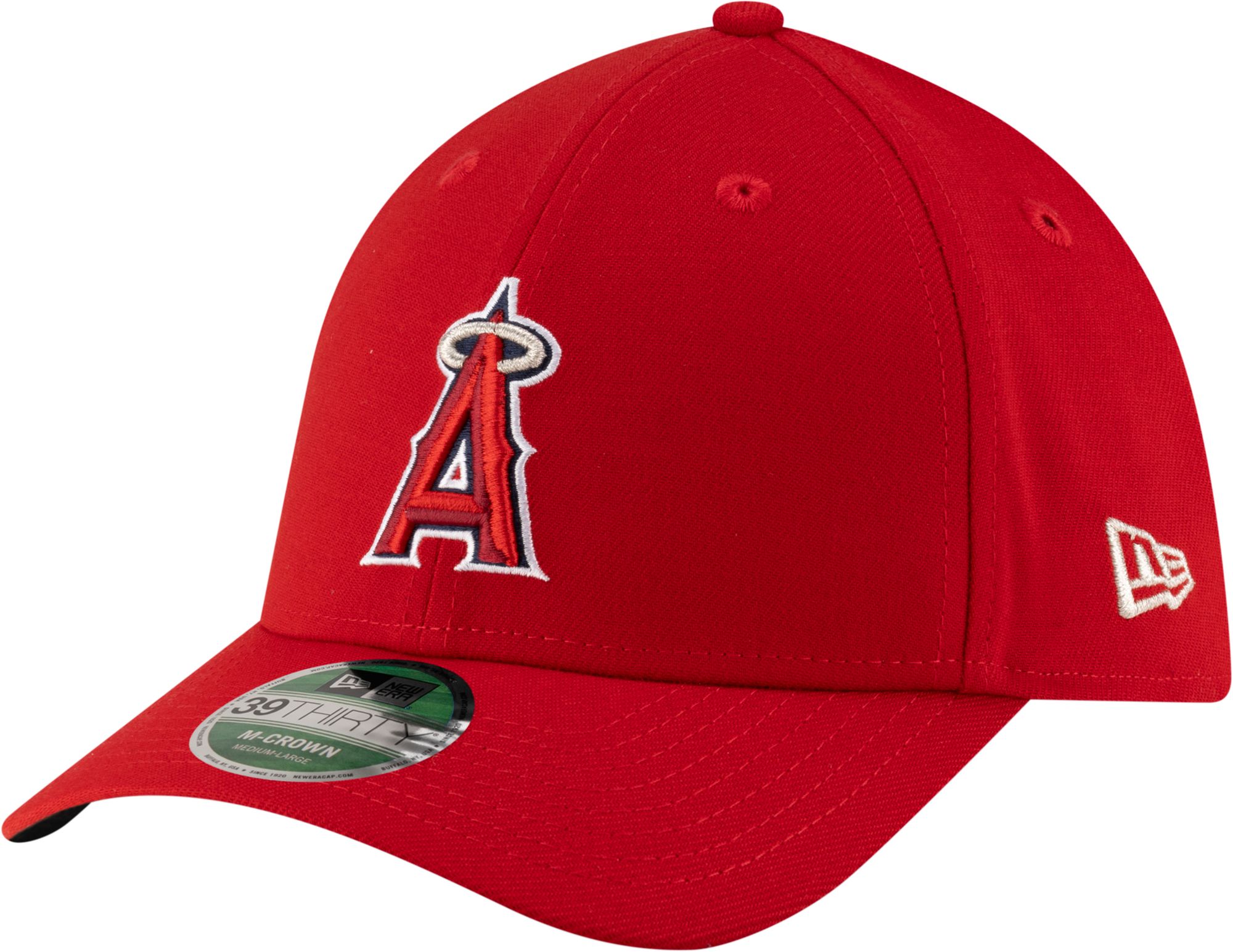 New Era Youth Los Angeles Angels Red Game 39Thirty Replica Player Hat