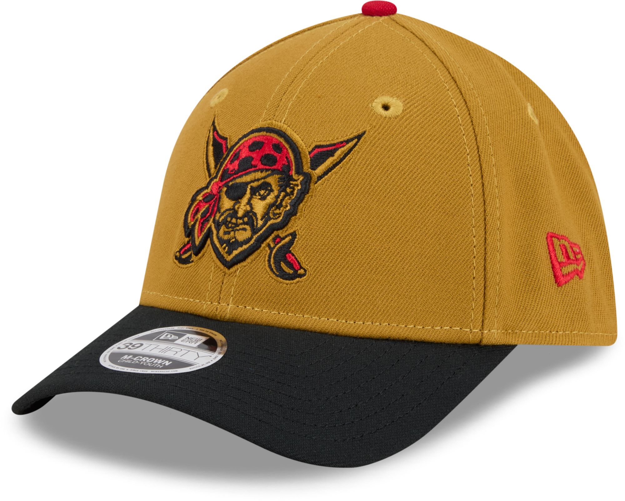 New Era Youth Pittsburgh Pirates 2026 City Connect 39Thirty M-Crown Stretch Fit Hat