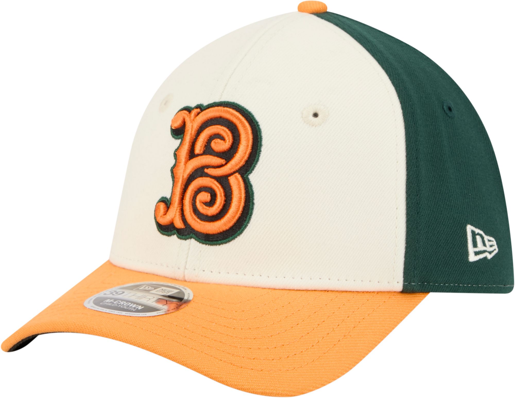 New Era Youth Baltimore Orioles White 2026 City Connect 39Thirty M-Crown Stretch Fit Hat