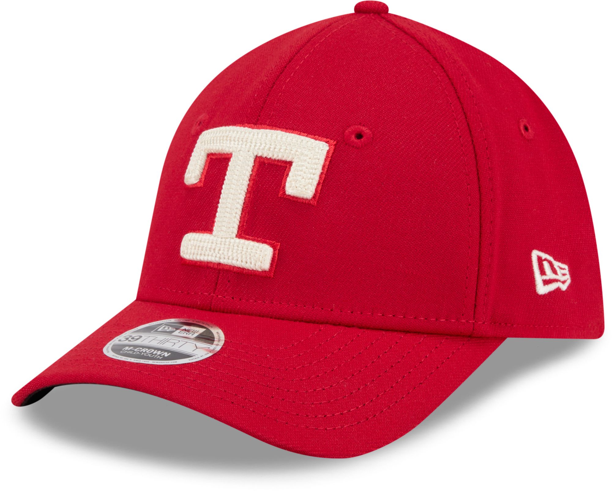 New Era Youth Texas Rangers Red 2026 City Connect 39Thirty M-Crown Stretch Fit Hat