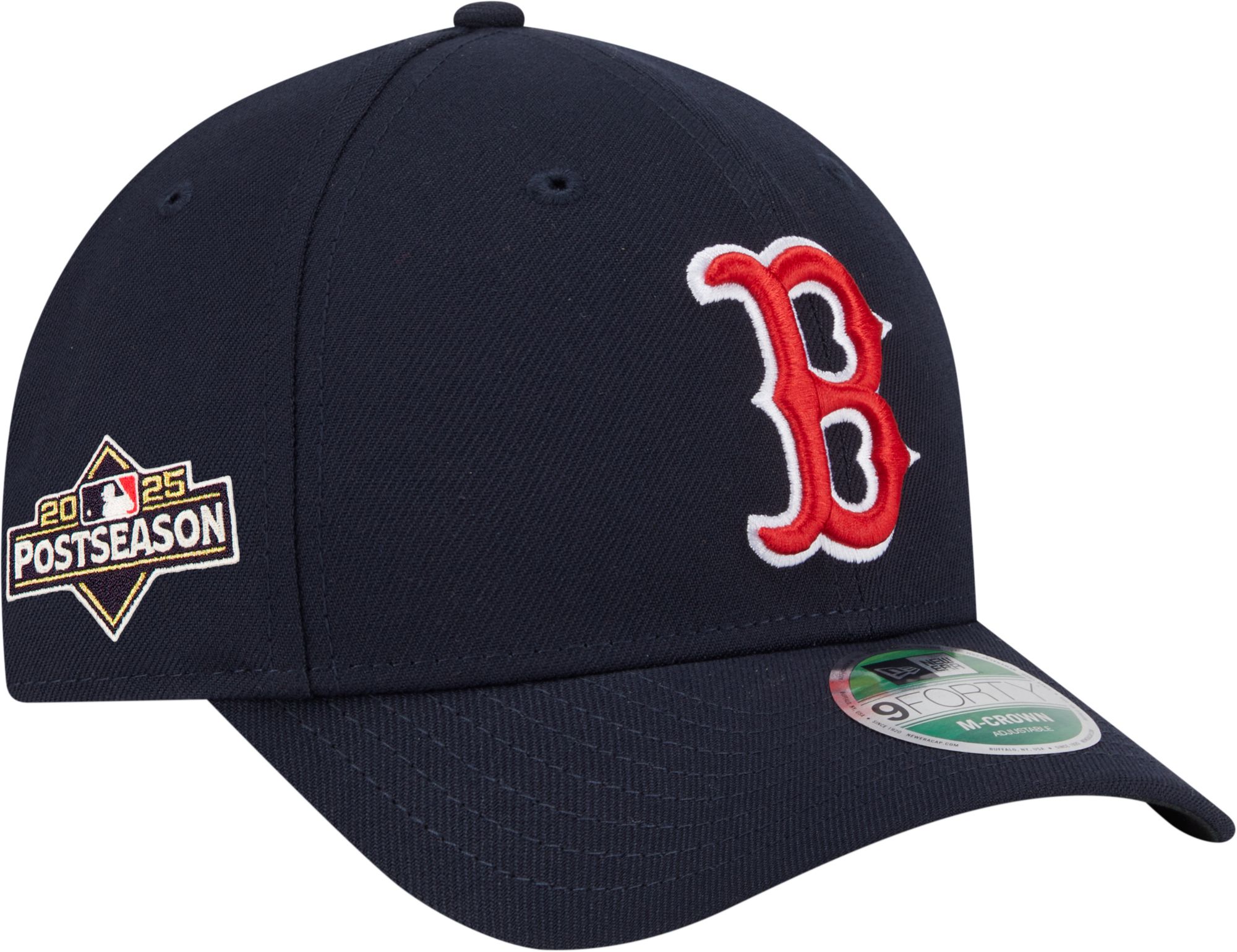 New Era Youth Boston Red Sox 2025 Postseason Participant 9Forty Adjustable Hat