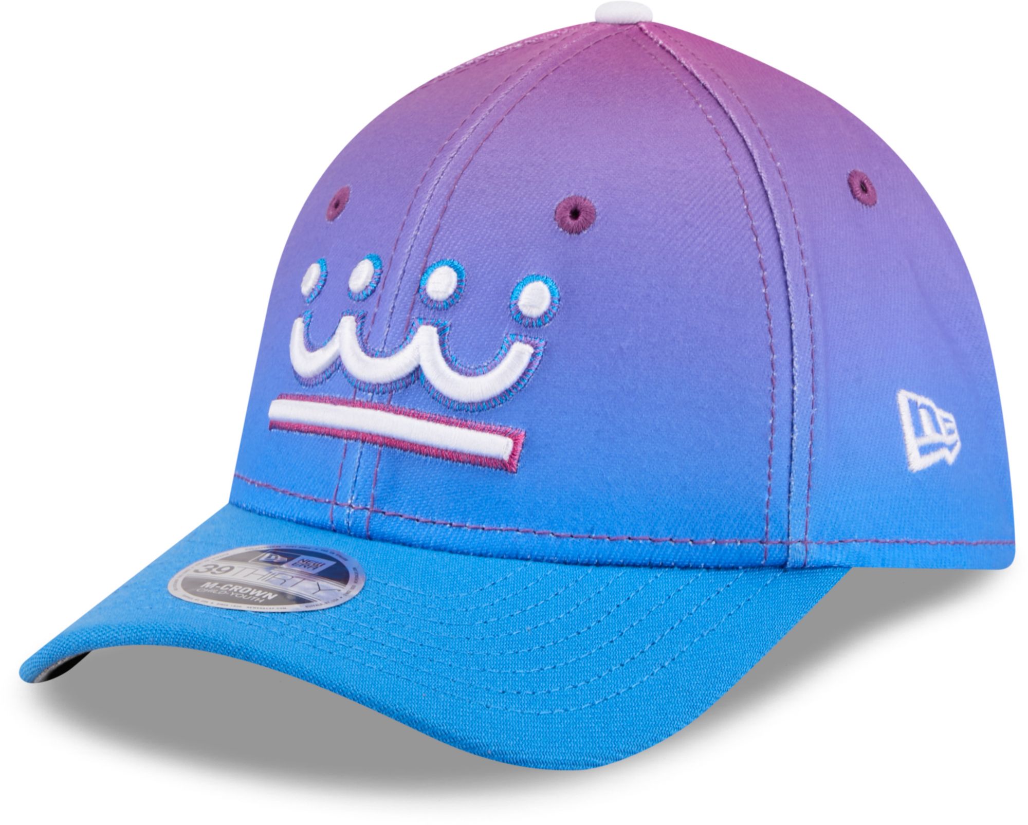 New Era Youth Kansas City Royals Blue 2026 City Connect 39Thirty M-Crown Stretch Fit Hat
