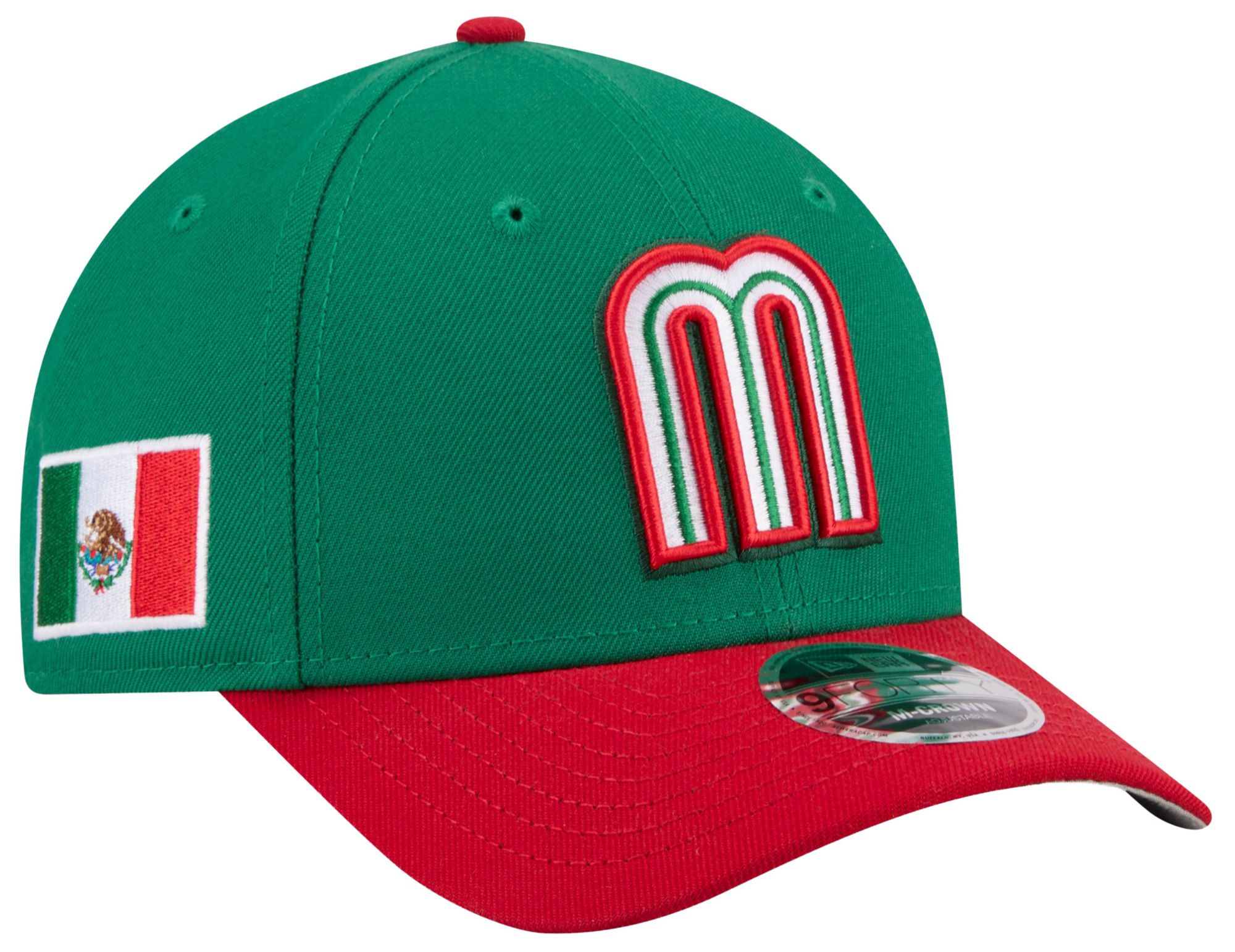 New Era Youth World Baseball Classic 2026 Mexico Logo 9Forty Adjustable Hat