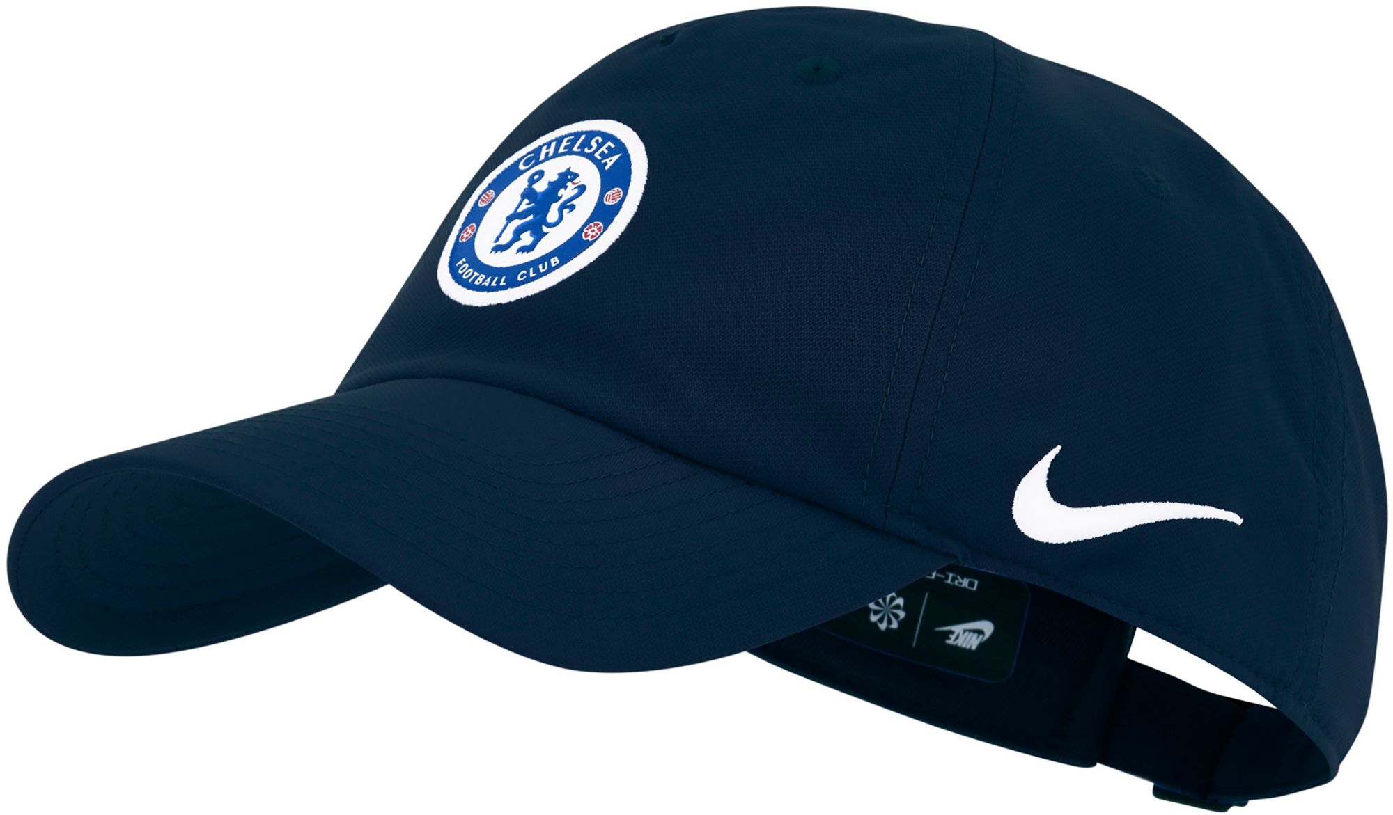 Nike Adult Chelsea FC Navy Logo Slouch Adjustable Hat