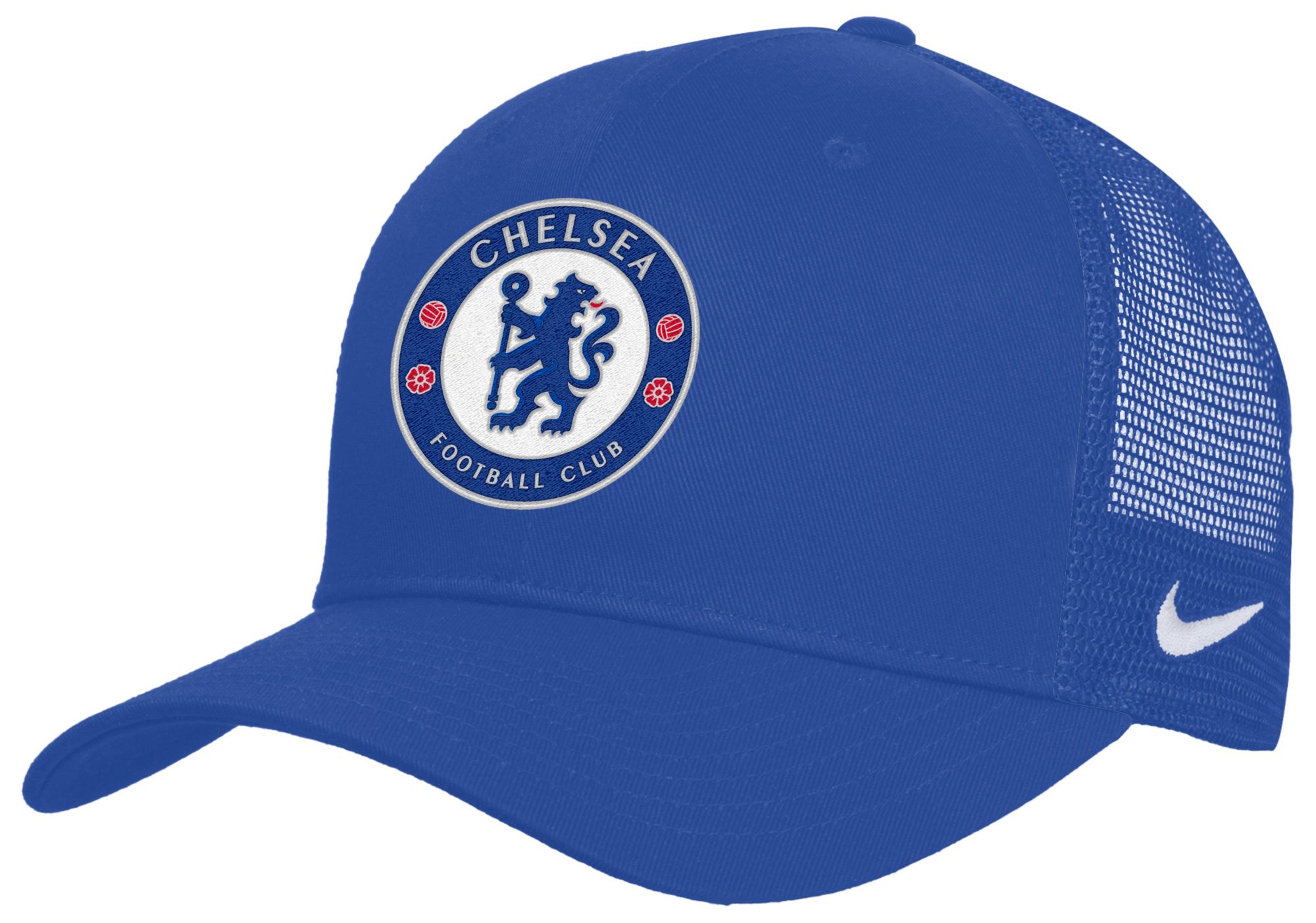 Nike Adult Chelsea FC Blue Logo Adjustable Trucker Hat