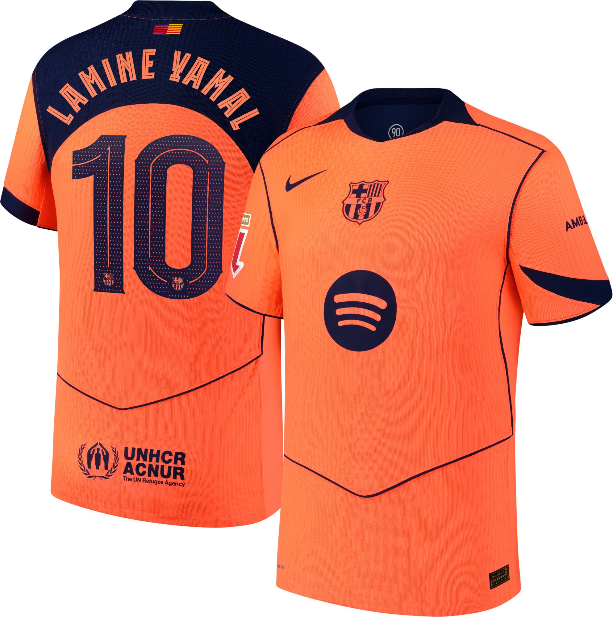 Nike Adult FC Barcelona Lamine Yamal #10 2025-26 Third Authentic Jersey