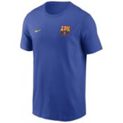 FC Barcelona Nike シャツ ネイビー Nike Adult FC Barcelona Navy Logo T-Shirt | Dick's Sporting